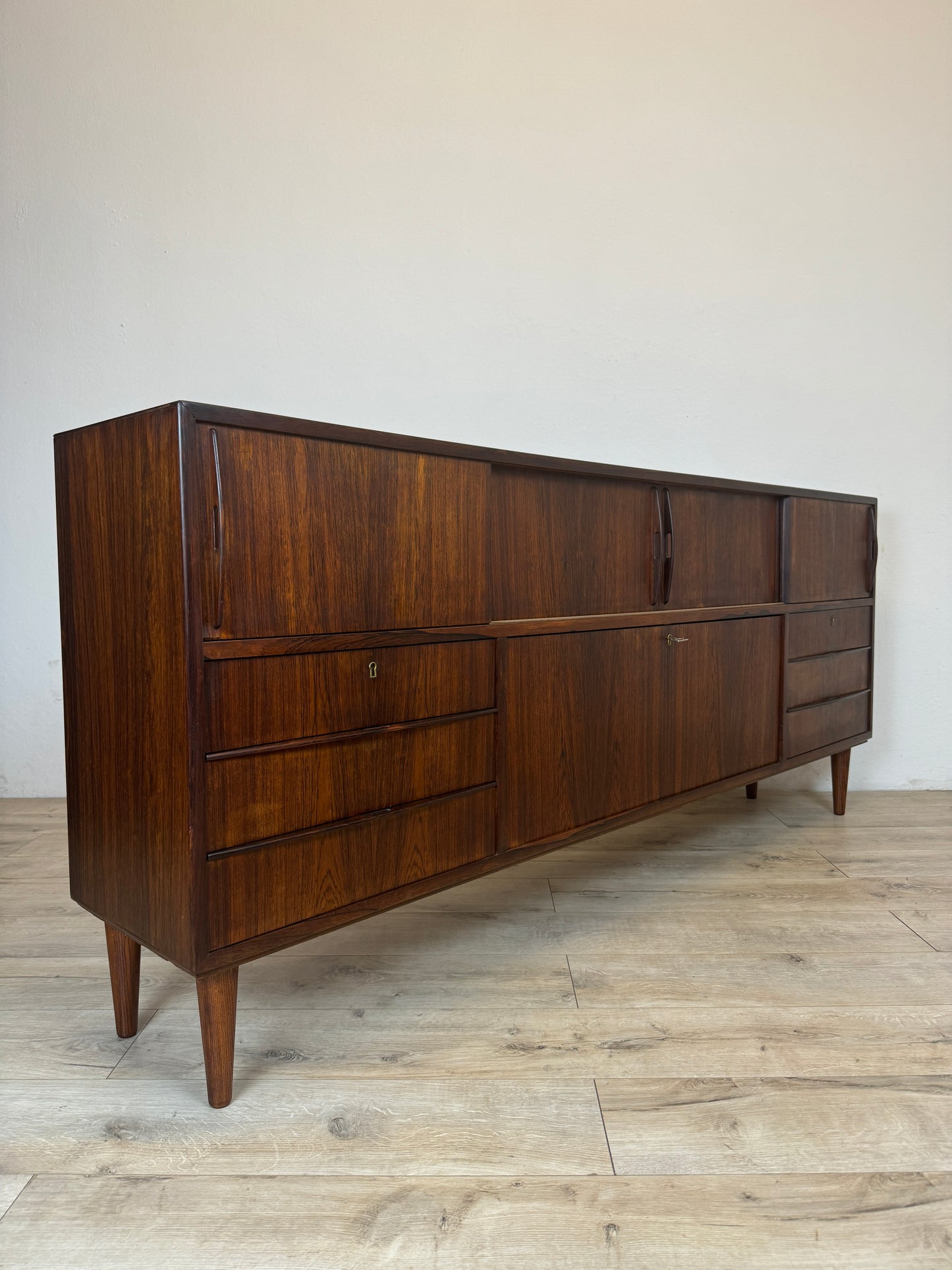 Sideboard danese in palissandro anni 60