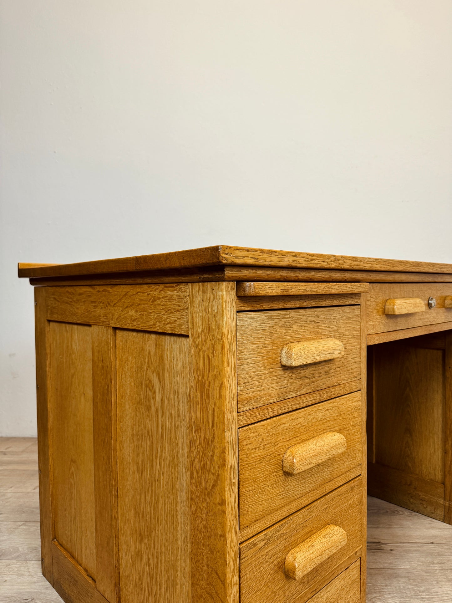 Scrivania in rovere anni 50
