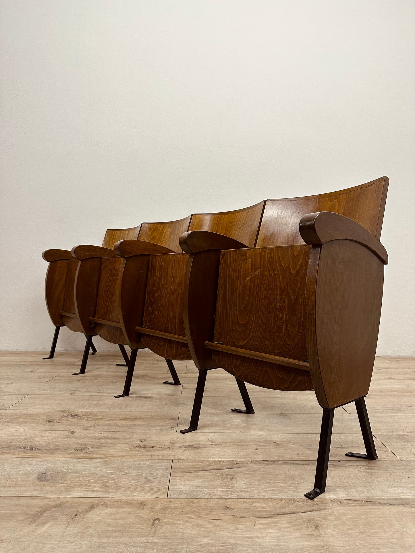 Sedie da cinema da 4 posti, anni 70