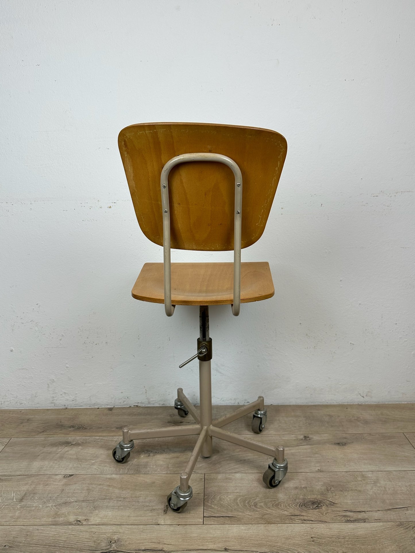 Sedia con ruote anni 60