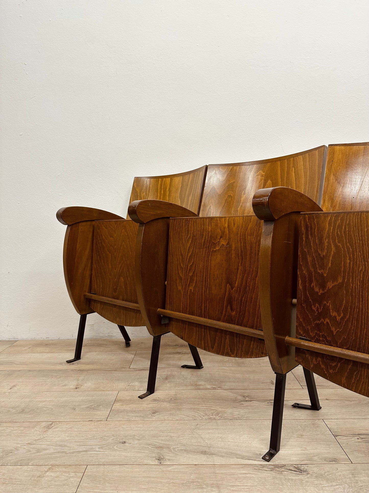 Sedie da cinema da 4 posti, anni 70