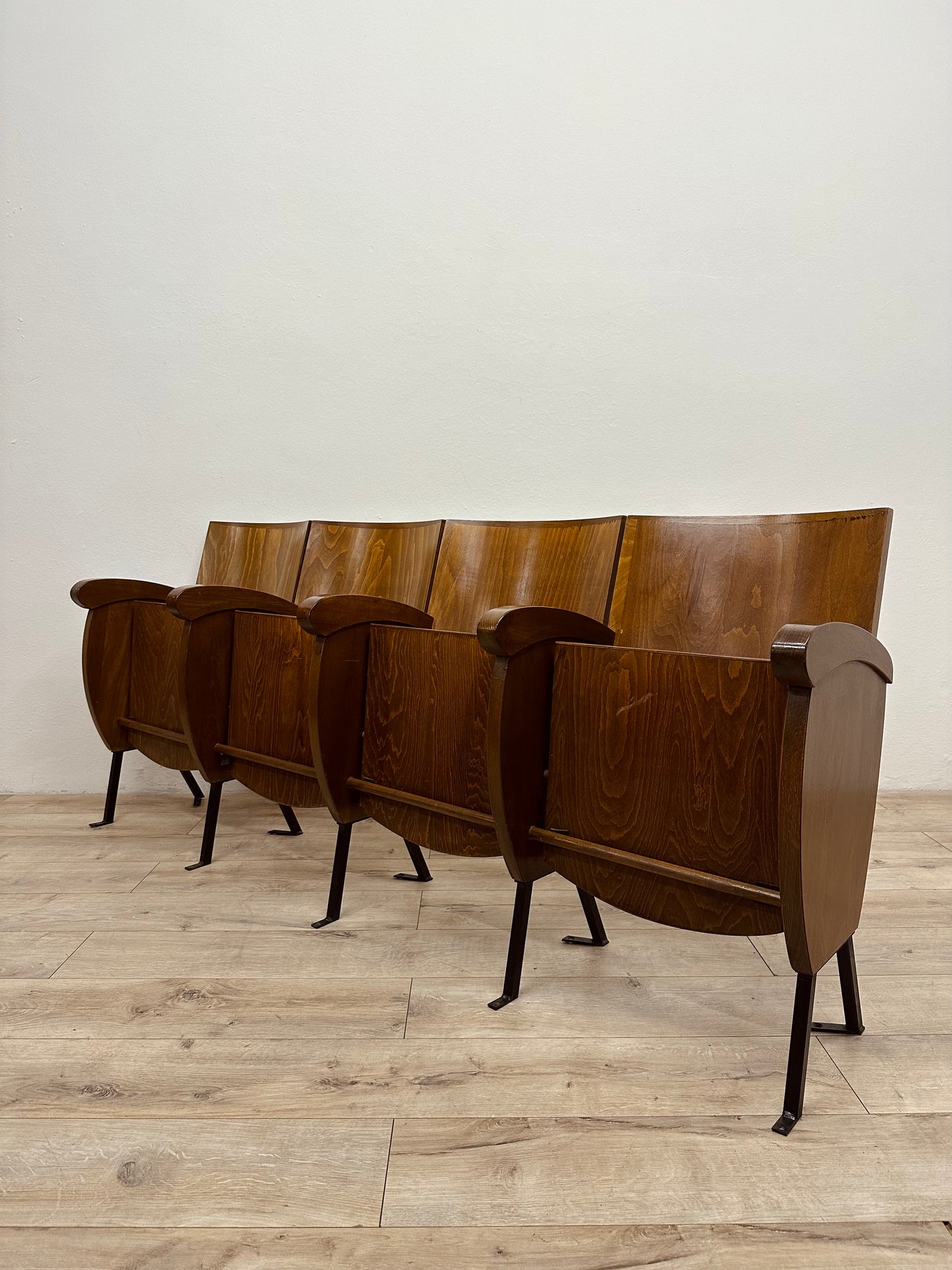 Sedie da cinema da 4 posti, anni 70