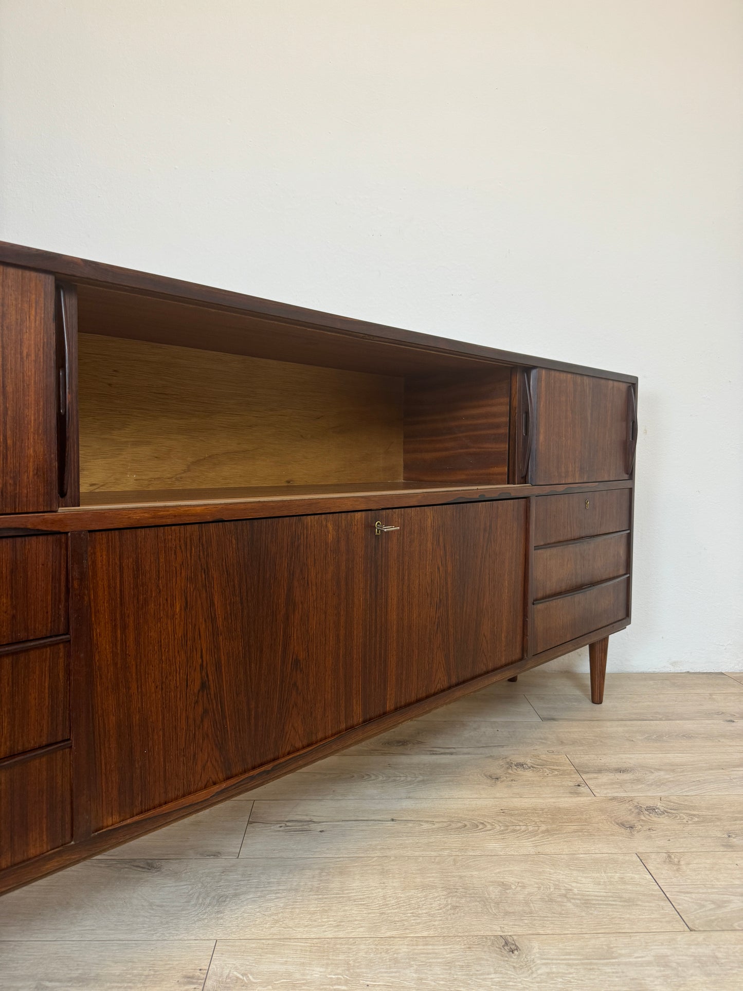 Sideboard danese in palissandro anni 60