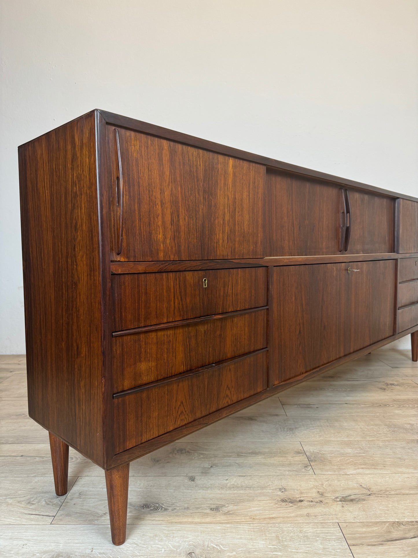 Sideboard danese in palissandro anni 60