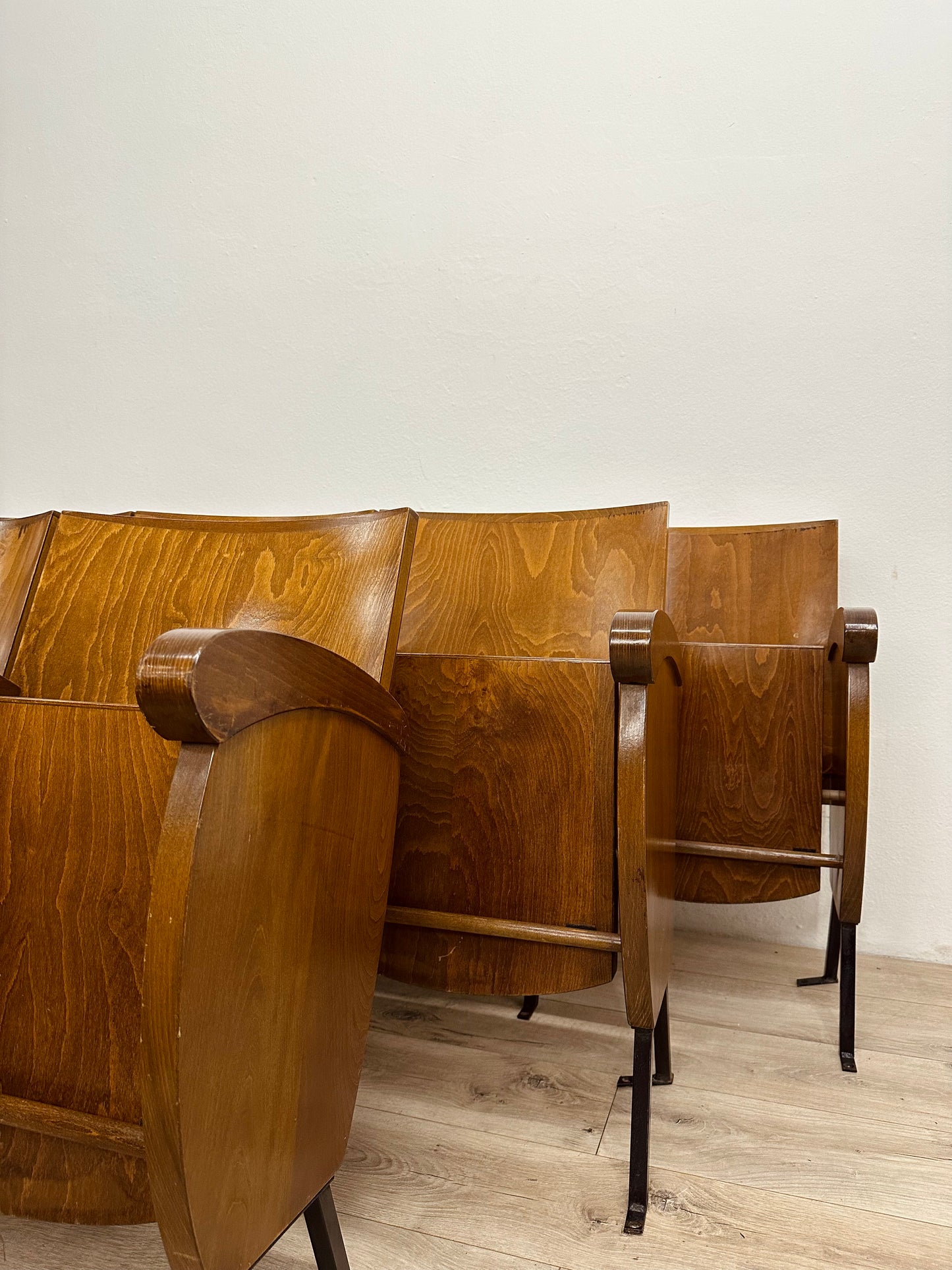 Sedie da cinema da 4 posti, anni 70