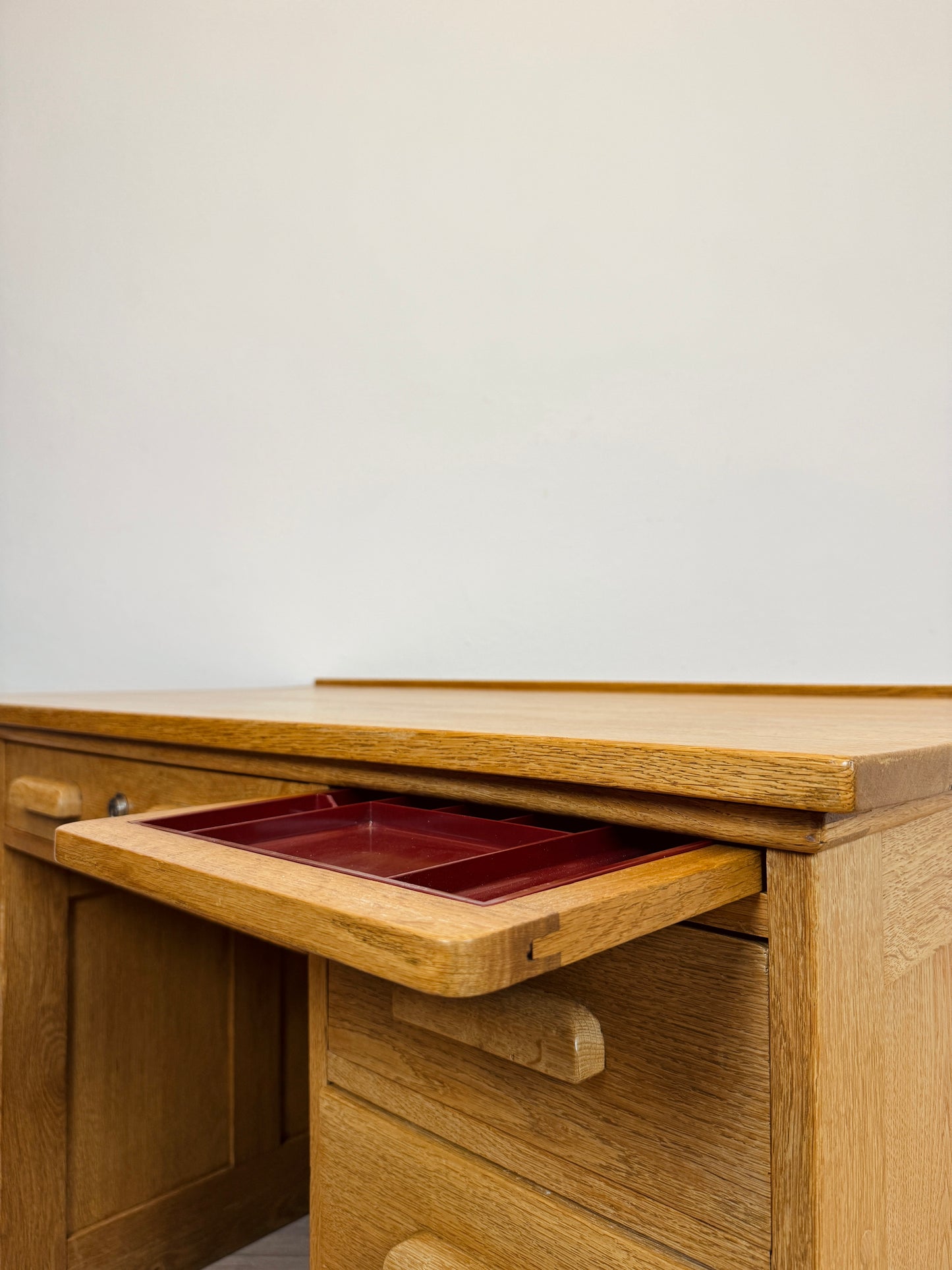 Scrivania in rovere anni 50