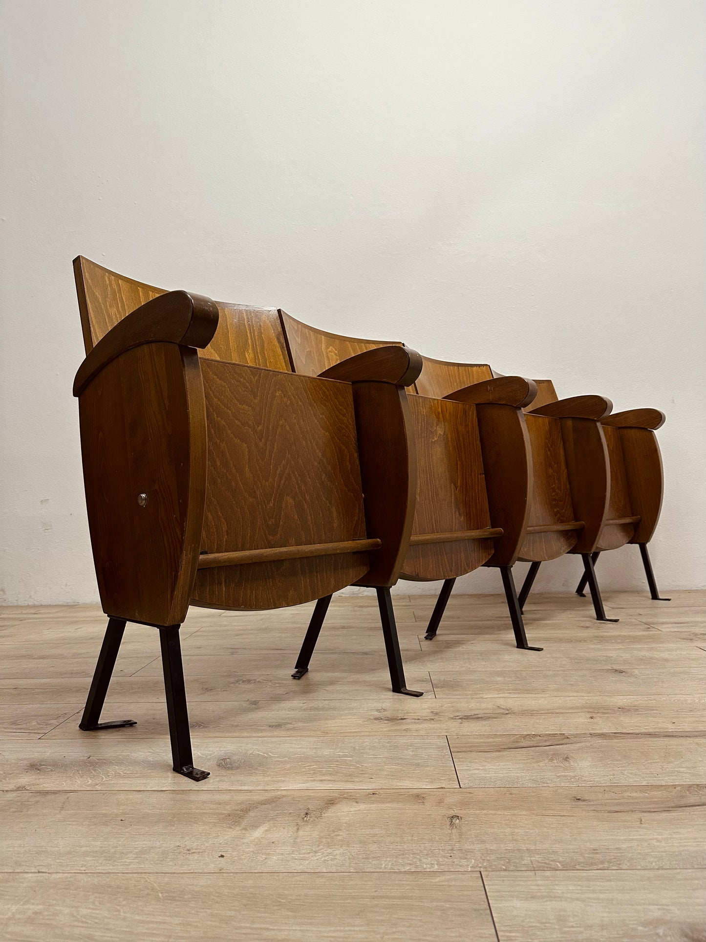 Sedie da cinema da 4 posti, anni 70