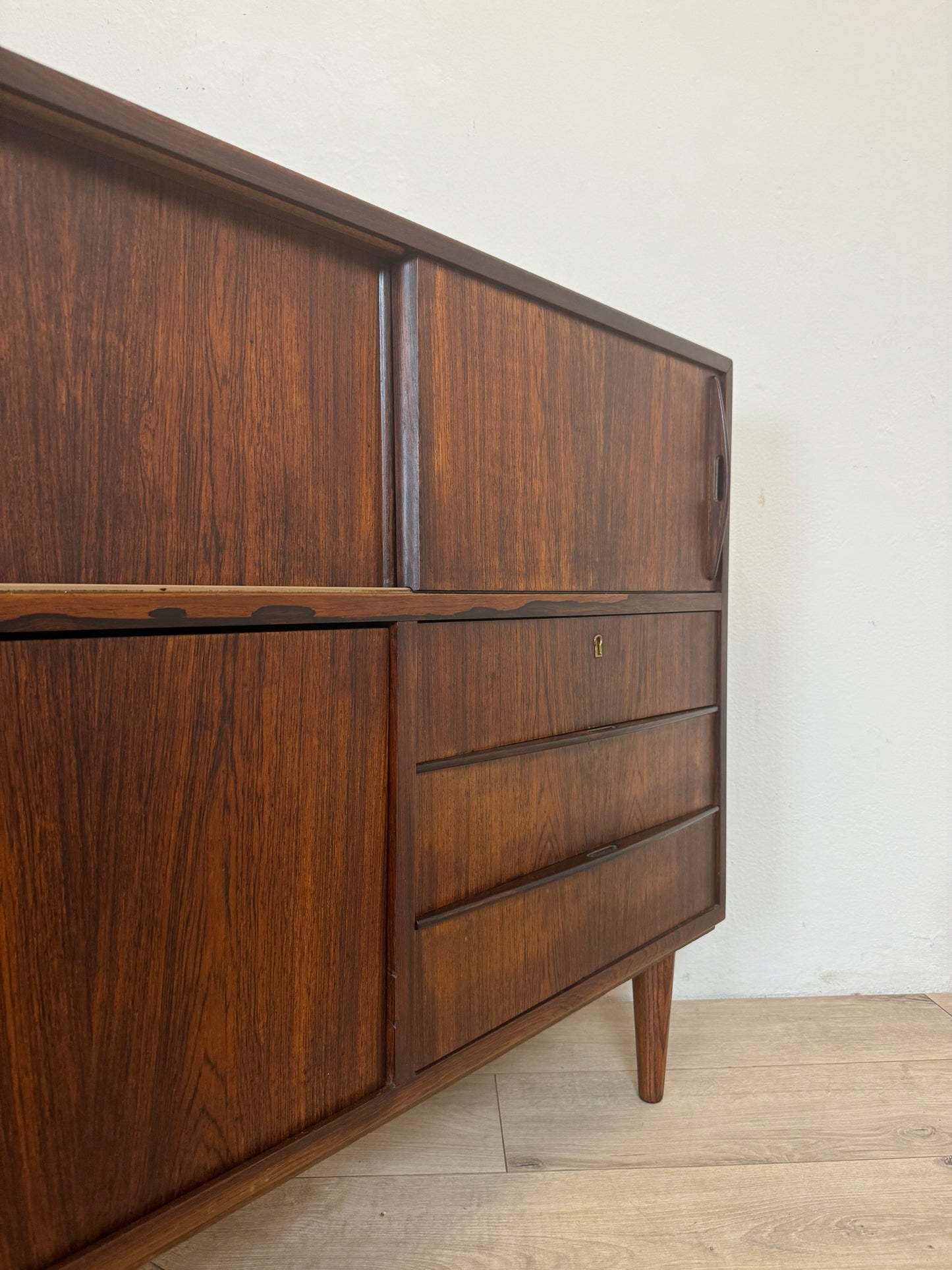 Sideboard danese in palissandro anni 60