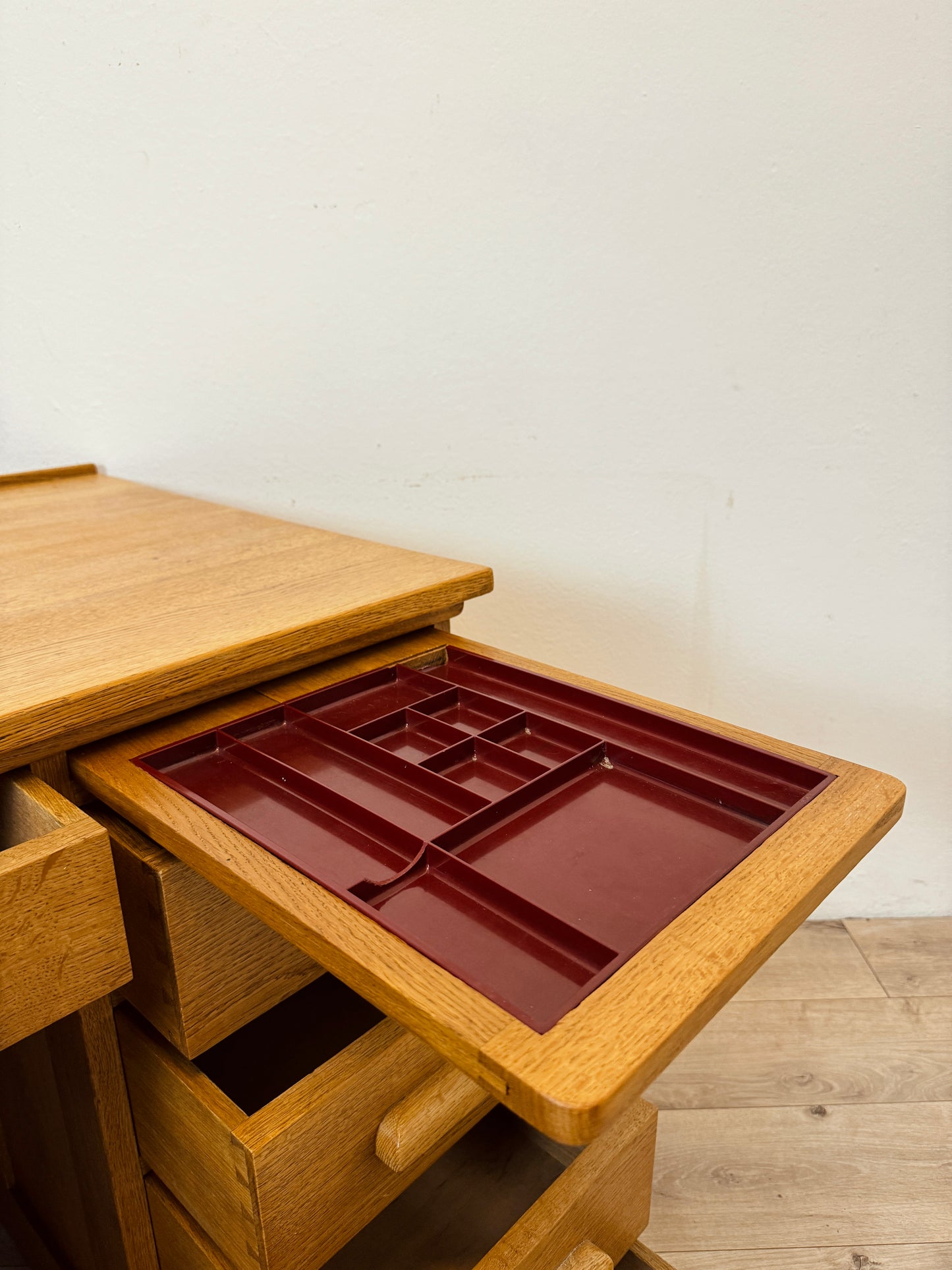 Scrivania in rovere anni 50