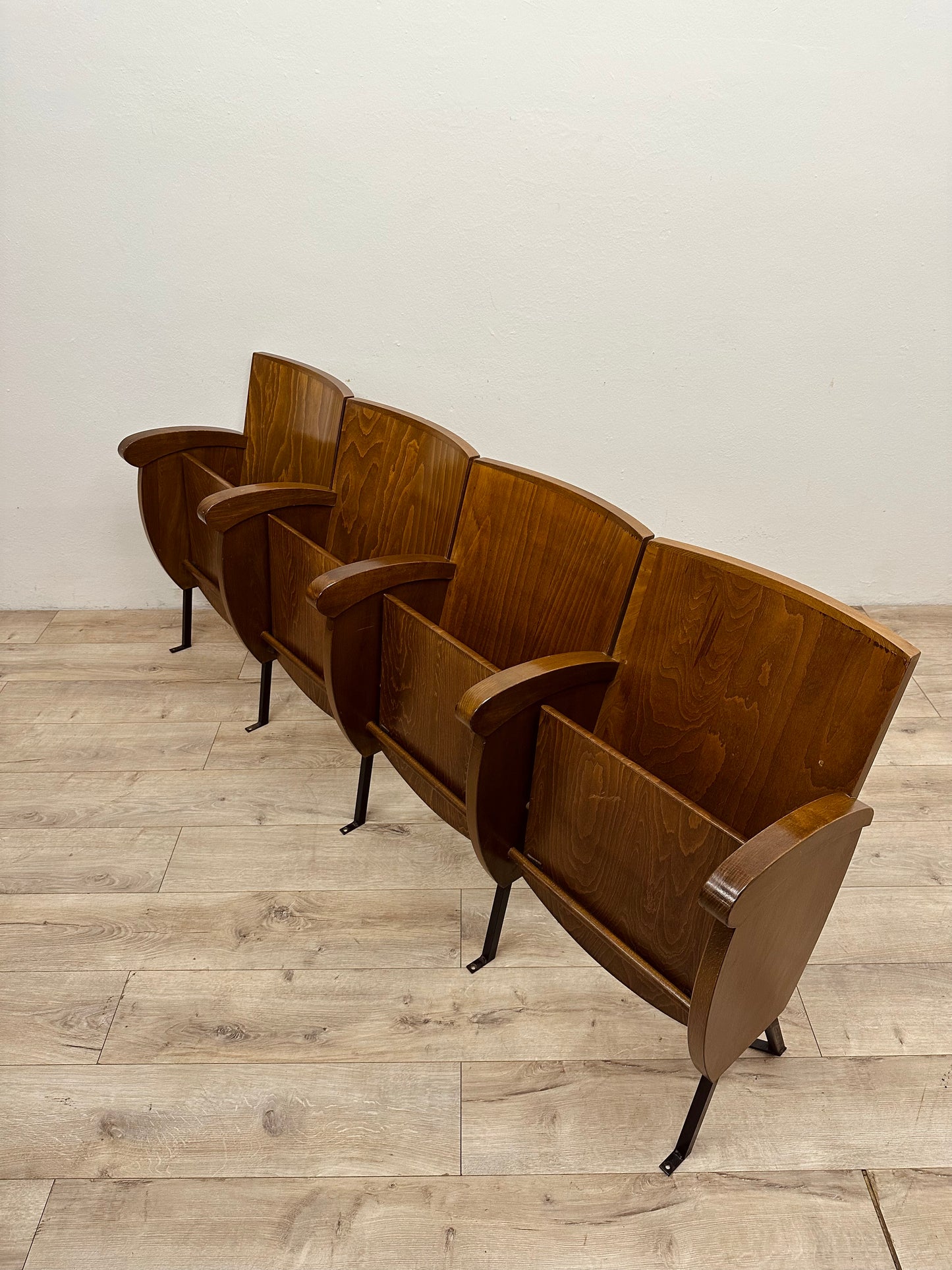 Sedie da cinema da 4 posti, anni 70