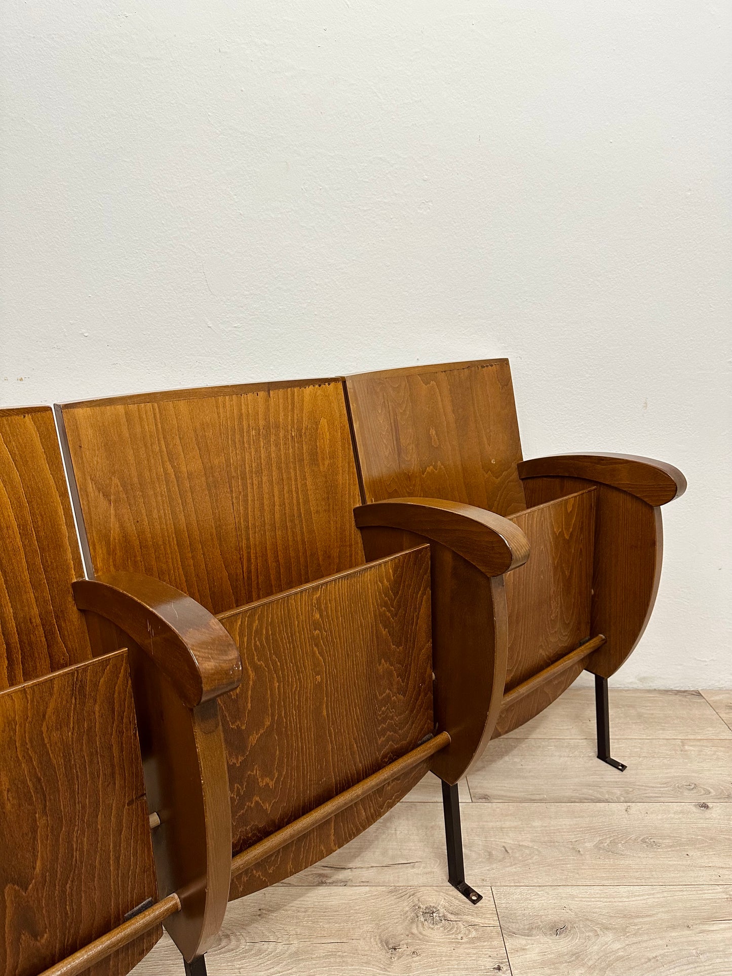 Sedie da cinema da 4 posti, anni 70