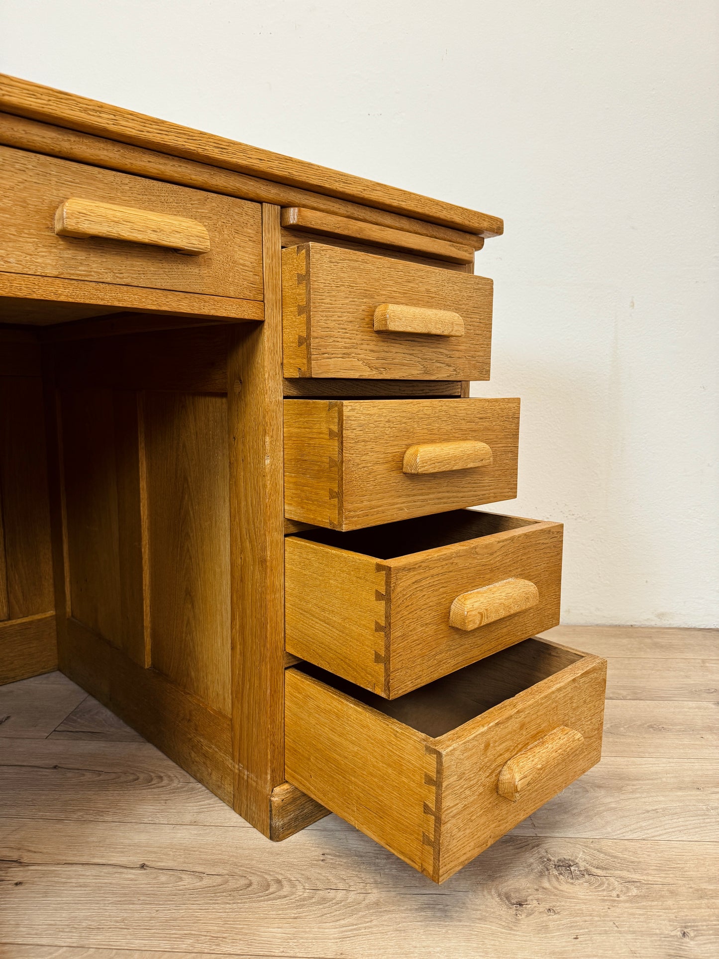 Scrivania in rovere anni 50