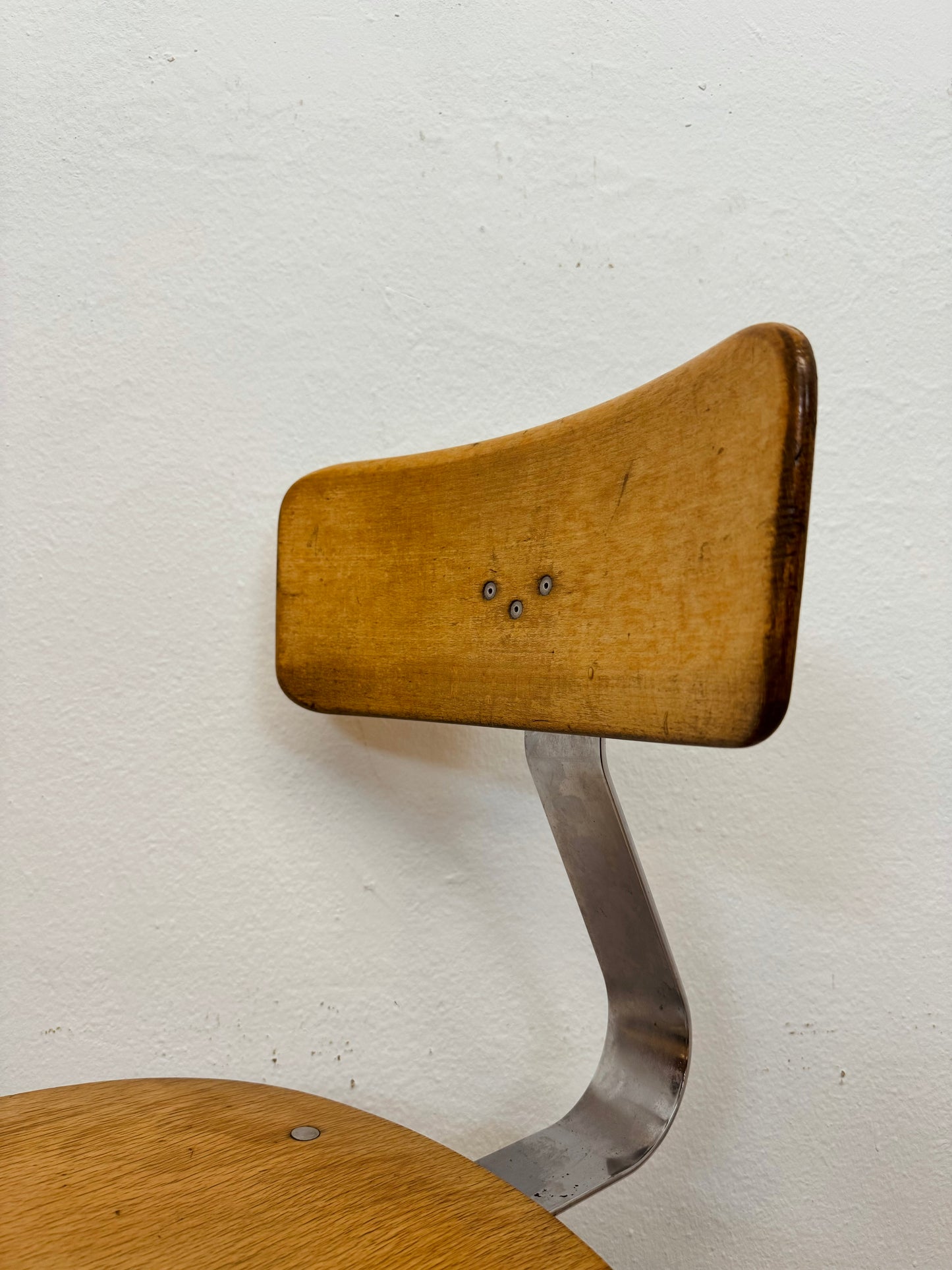 Sgabello industriale anni 60