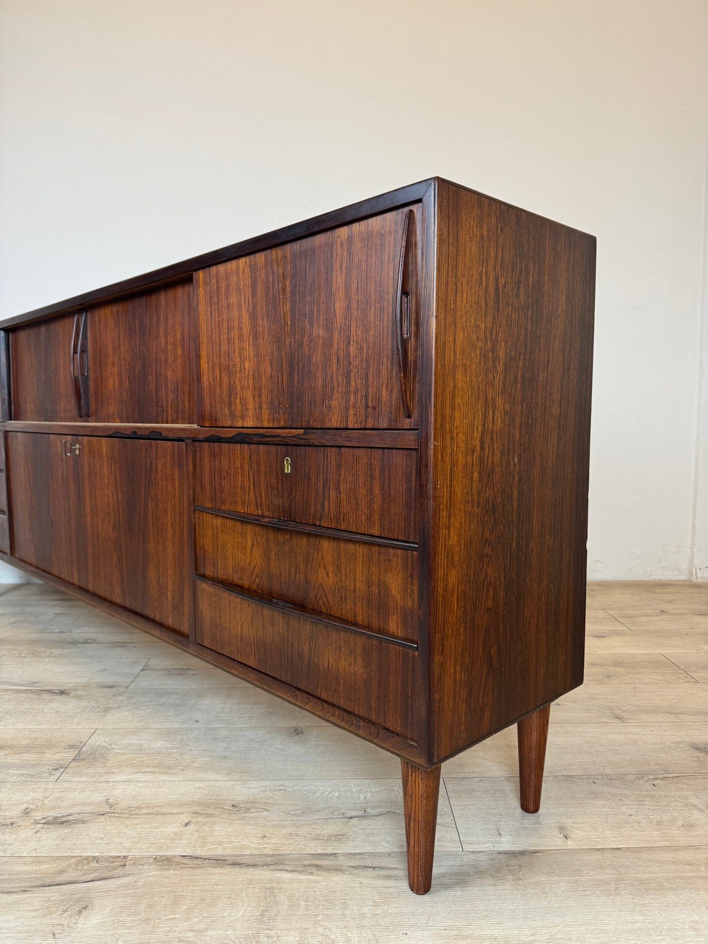 Sideboard danese in palissandro anni 60