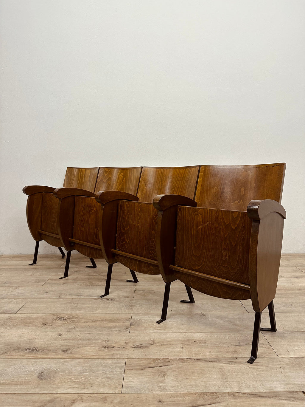 Sedie da cinema da 4 posti, anni 70