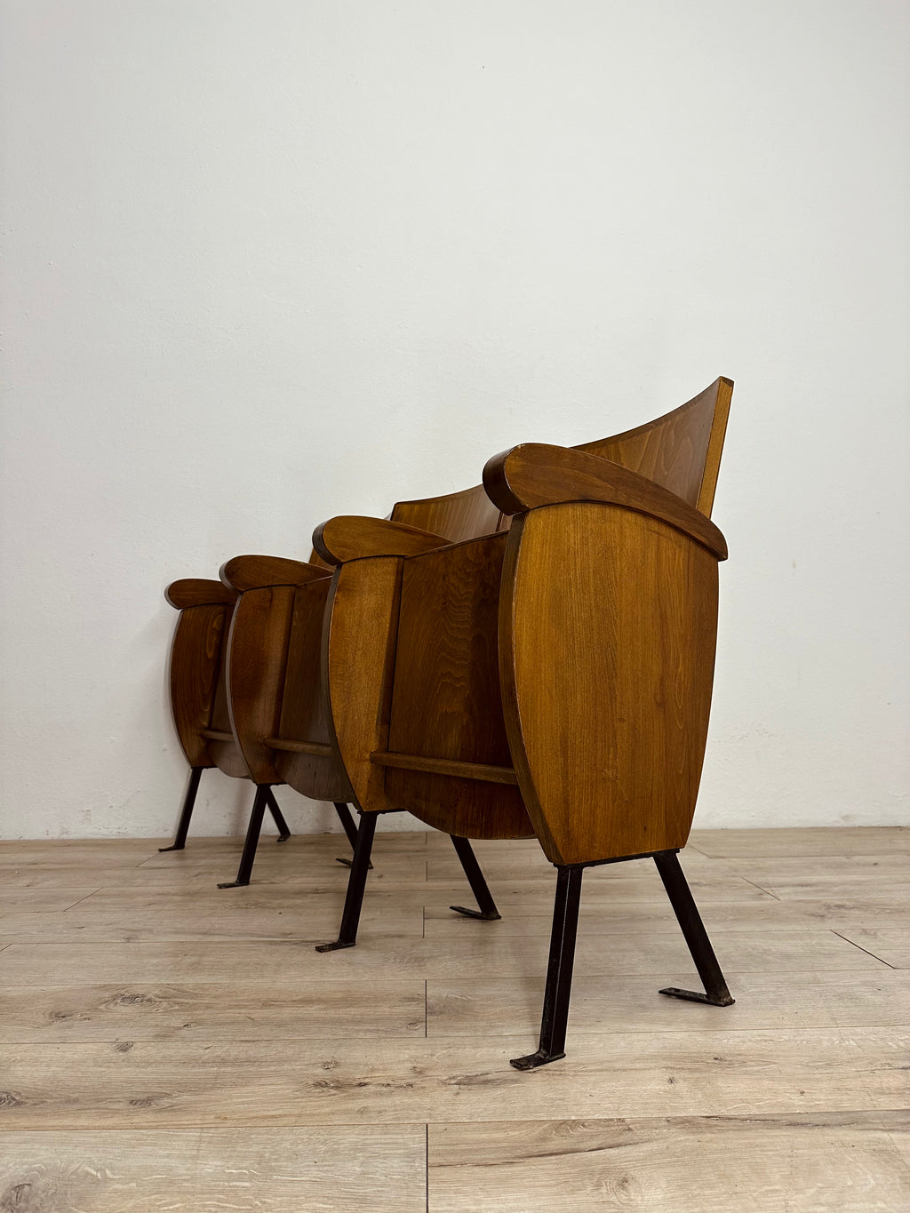 Sedie da cinema da 3 posti, anni 70