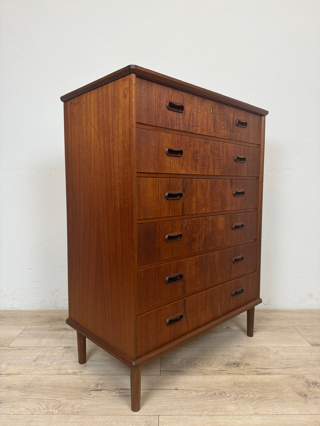 Cassettiera in teak anni 70
