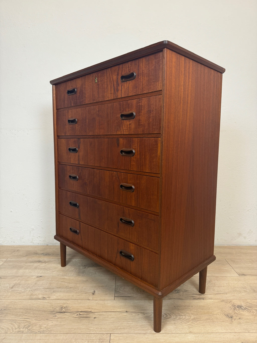 Cassettiera in teak anni 70