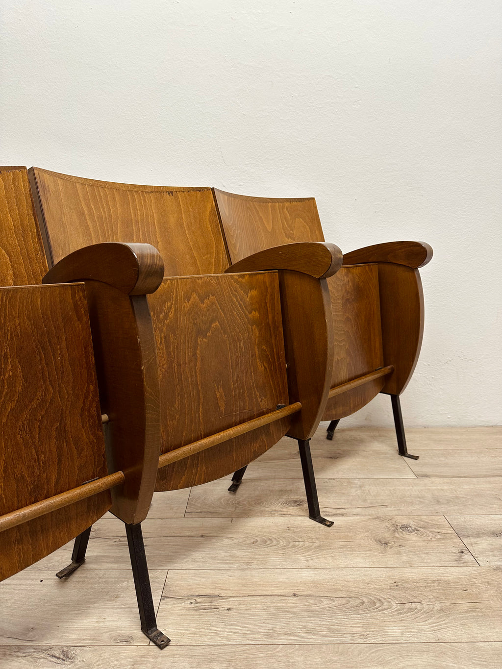 Sedie da cinema da 3 posti, anni 70