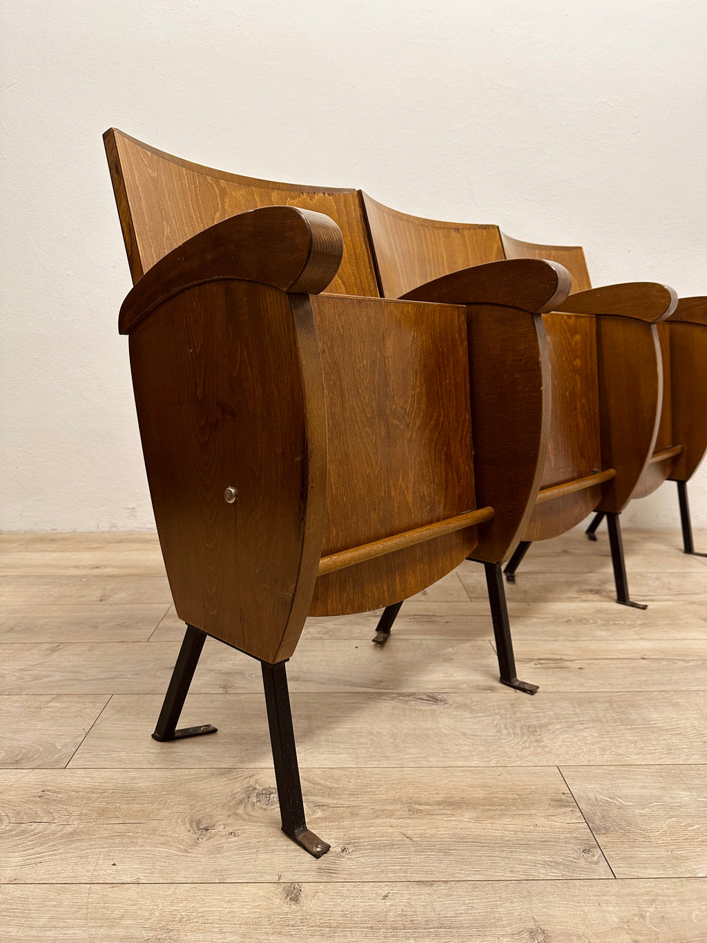 Sedie da cinema da 3 posti, anni 70