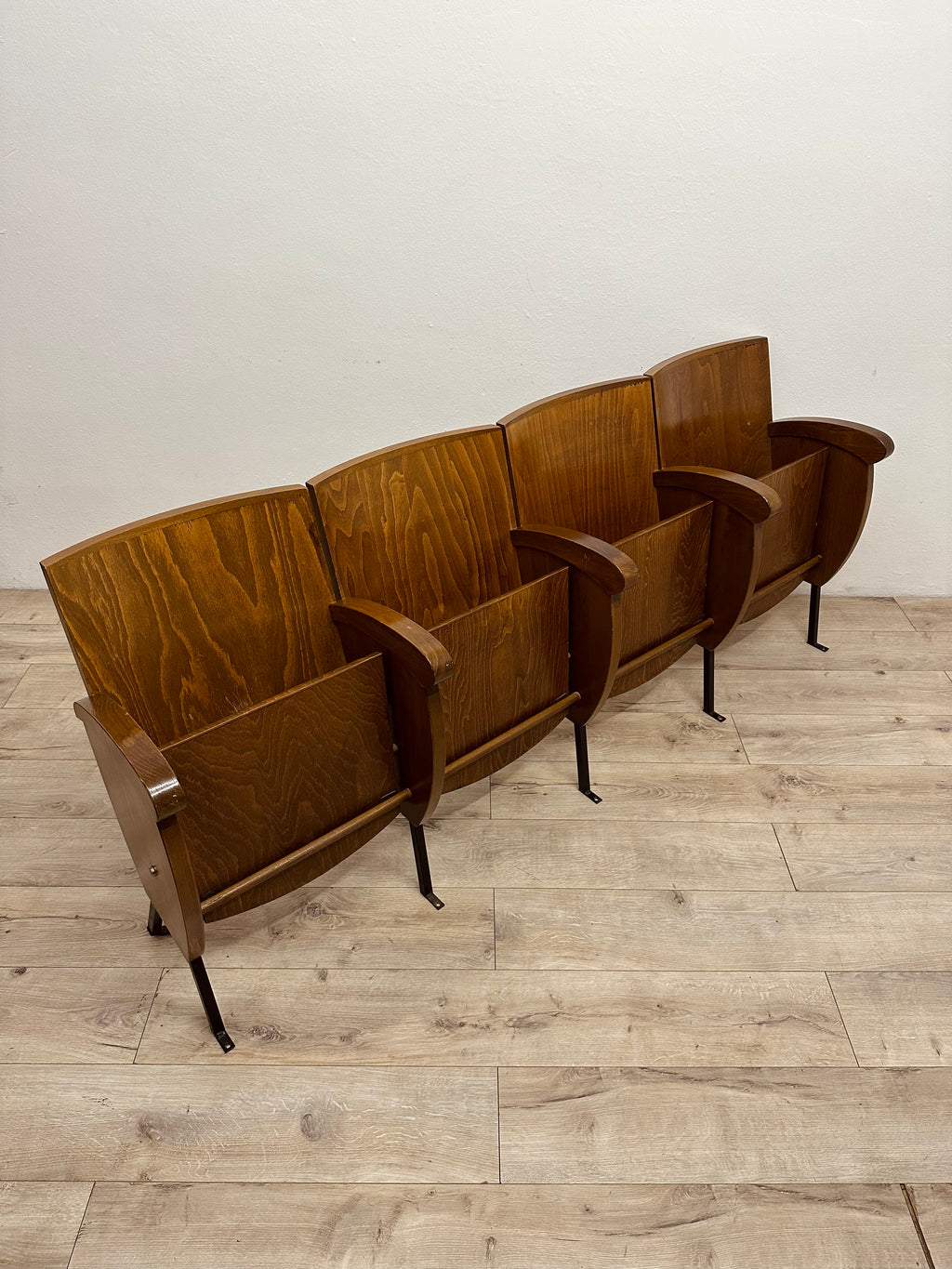 Sedie da cinema da 4 posti, anni 70