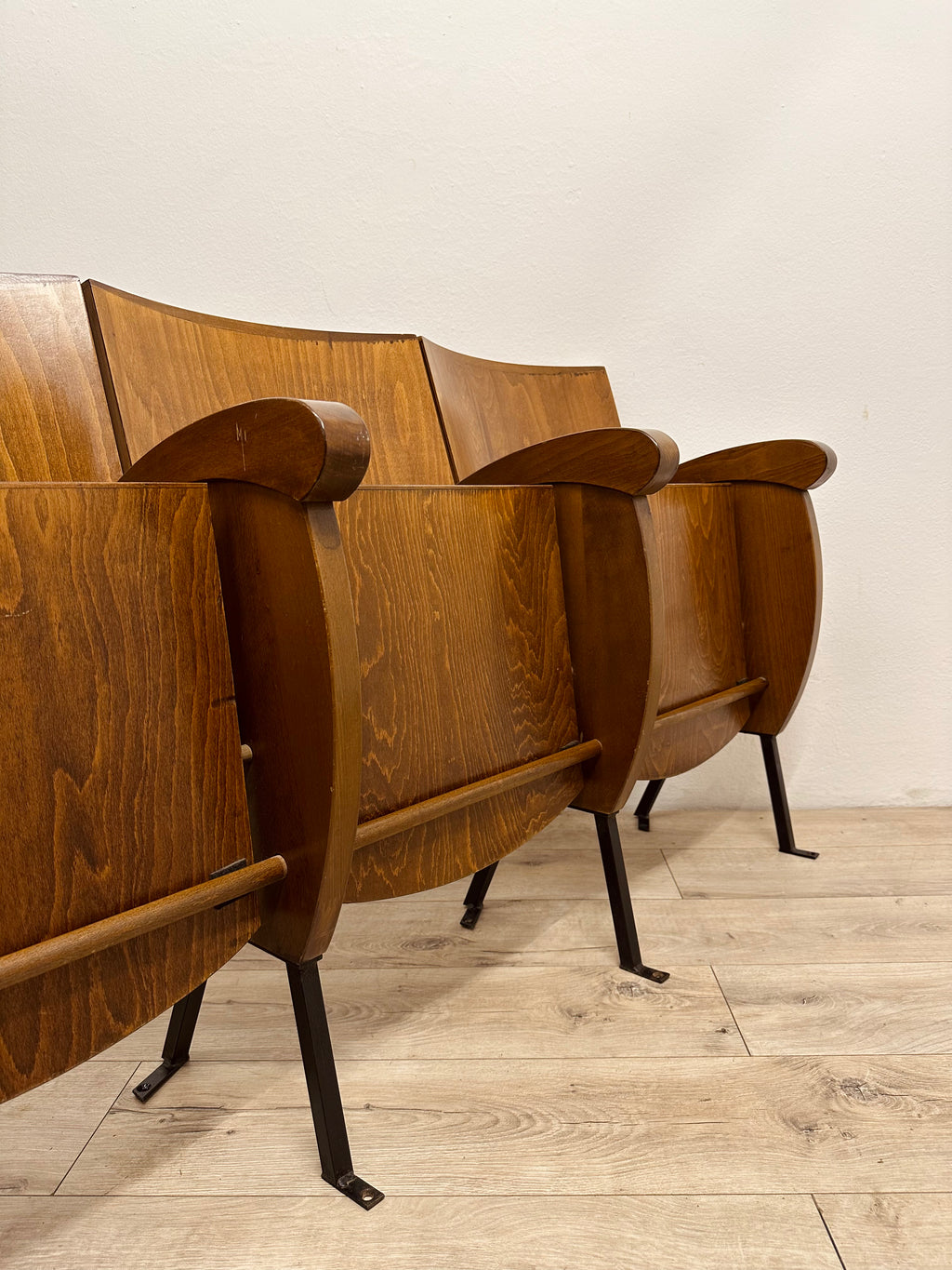 Sedie da cinema da 4 posti, anni 70