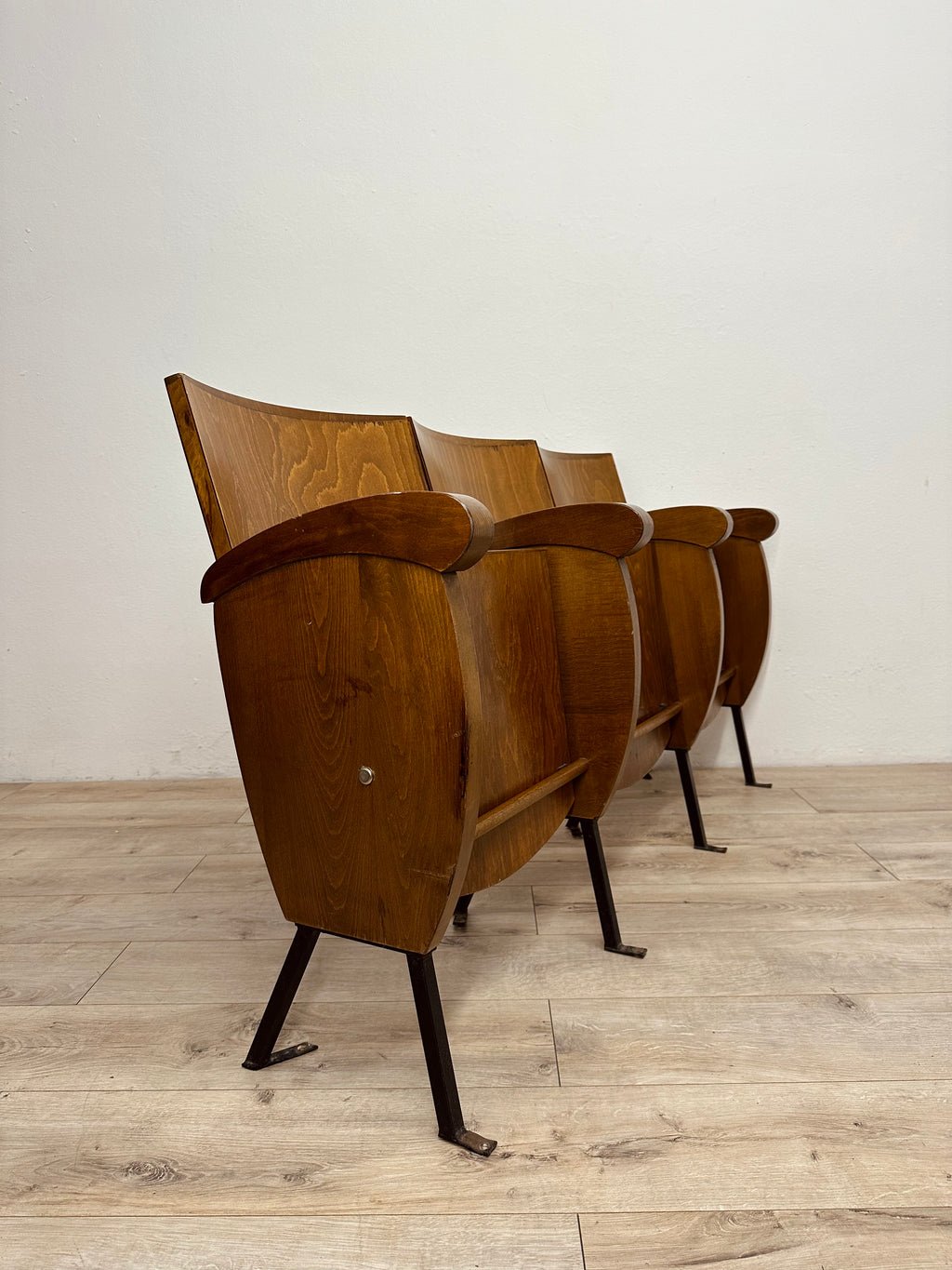 Sedie da cinema da 3 posti, anni 70