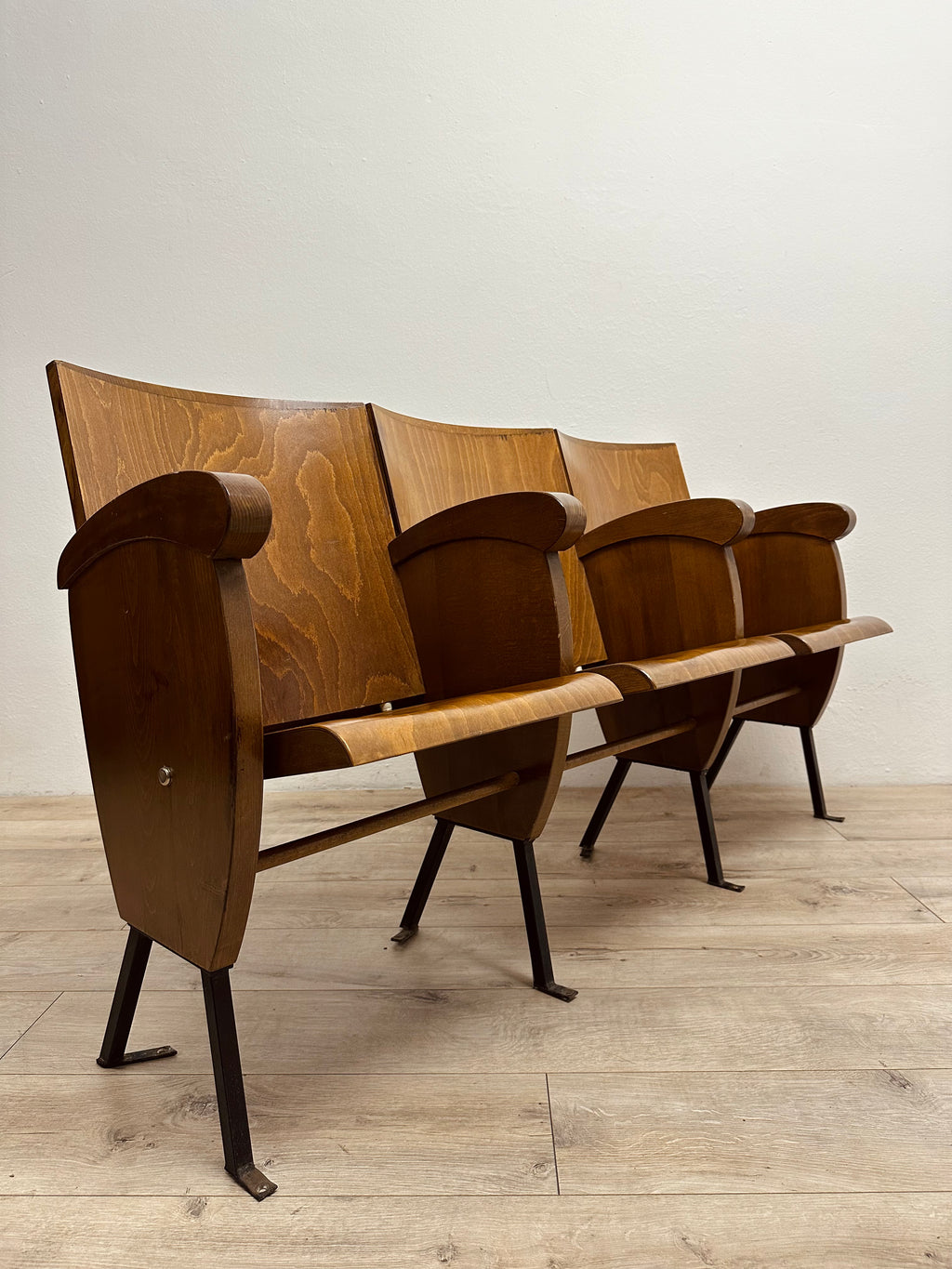 Sedie da cinema da 3 posti, anni 70