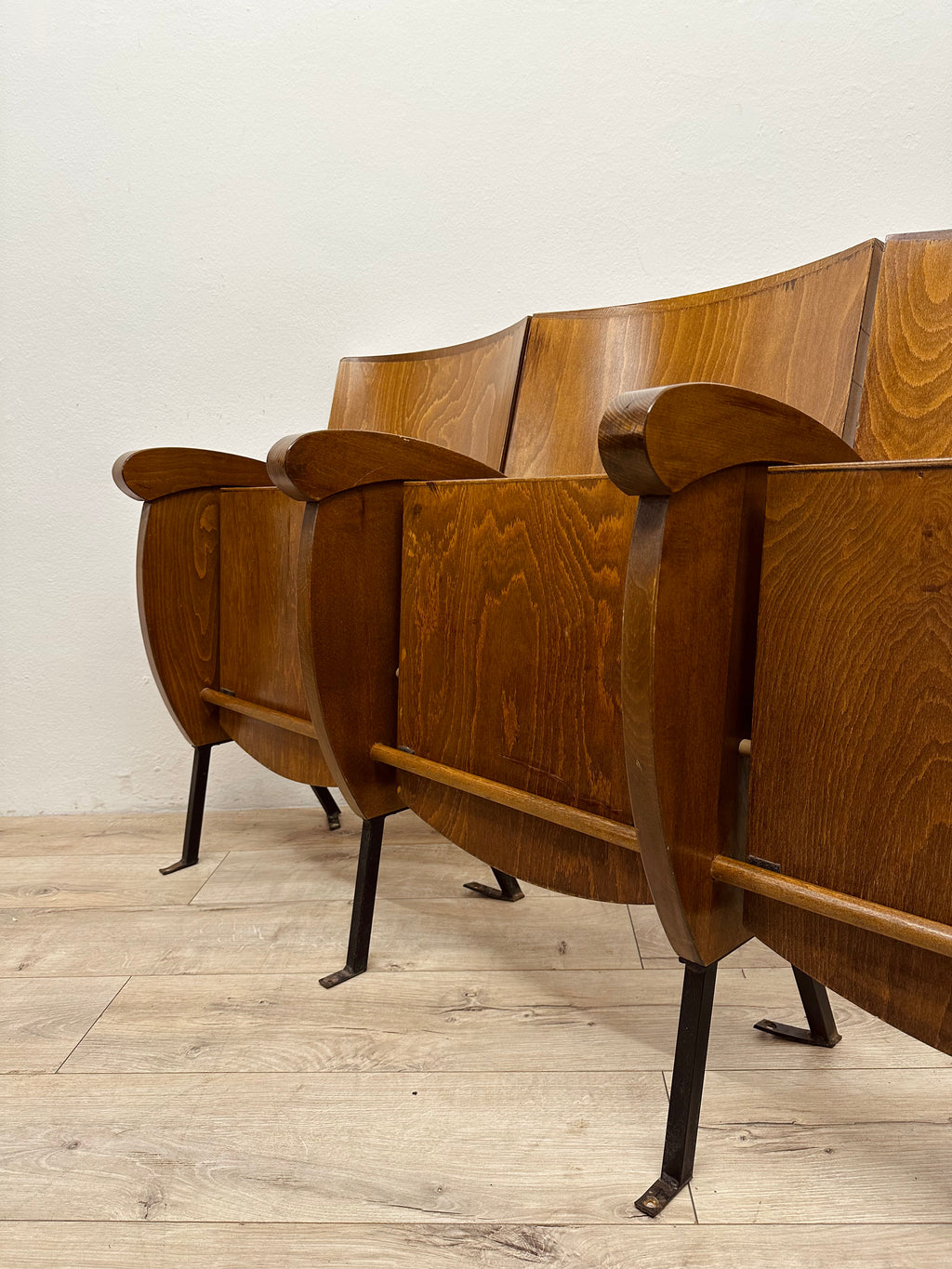 Sedie da cinema da 3 posti, anni 70