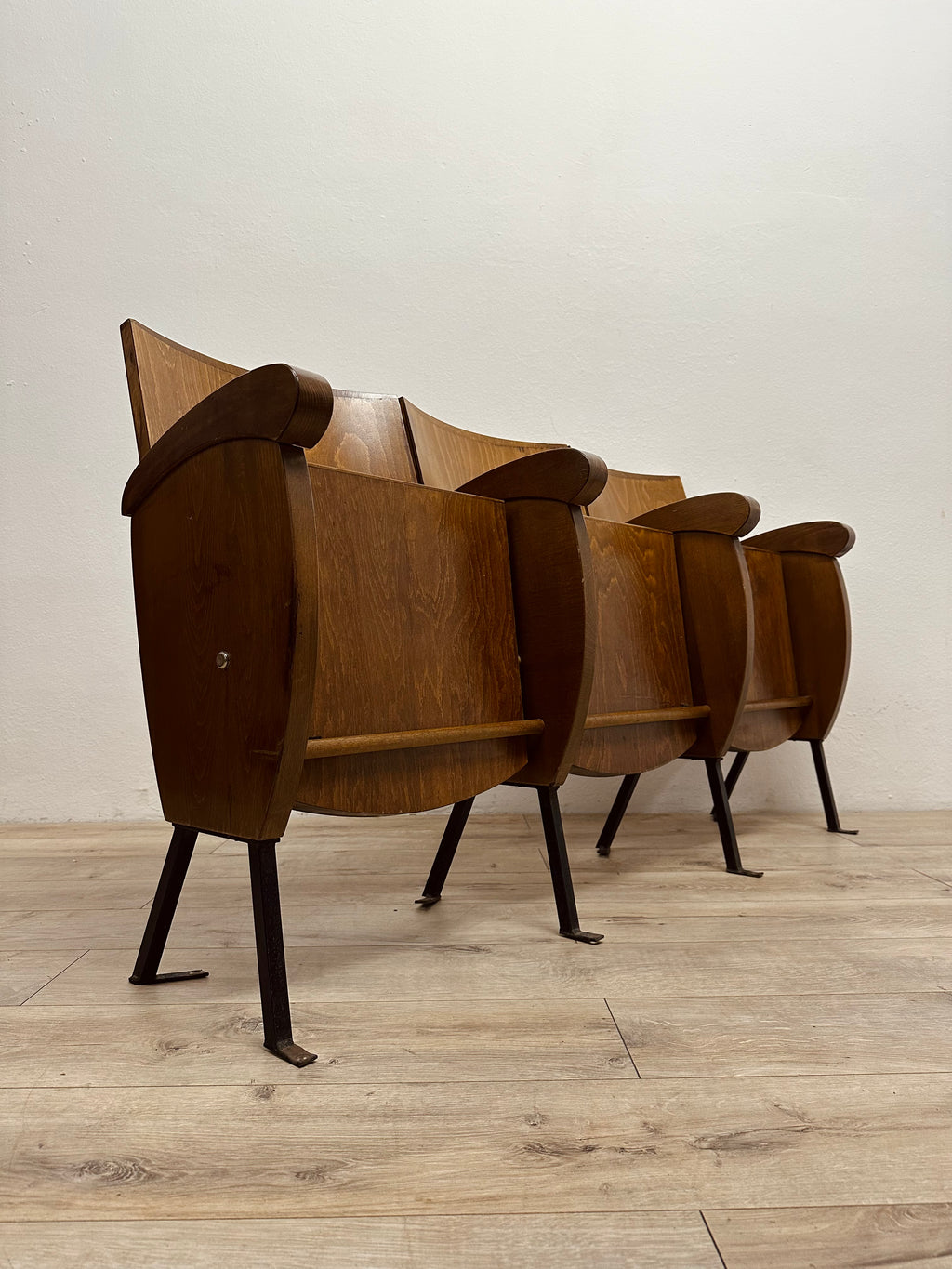 Sedie da cinema da 3 posti, anni 70