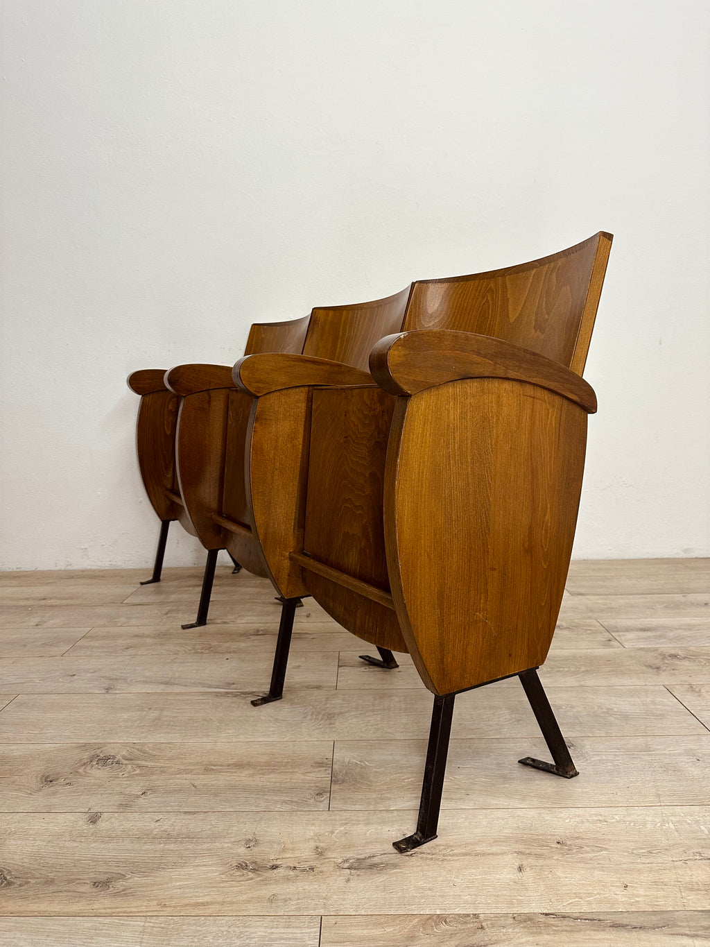 Sedie da cinema da 3 posti, anni 70