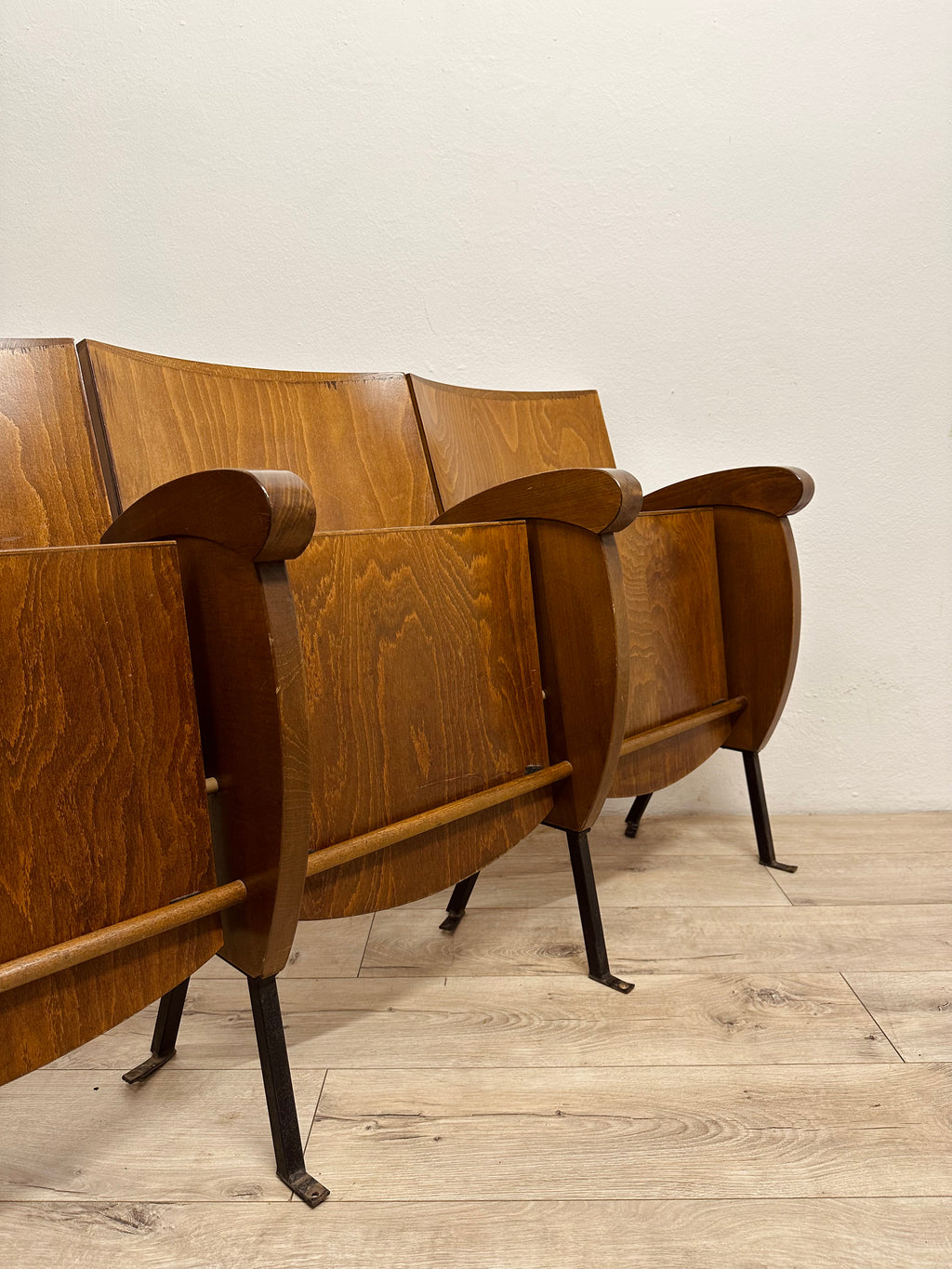 Sedie da cinema da 3 posti, anni 70