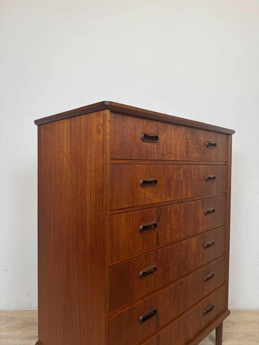 Cassettiera in teak anni 70