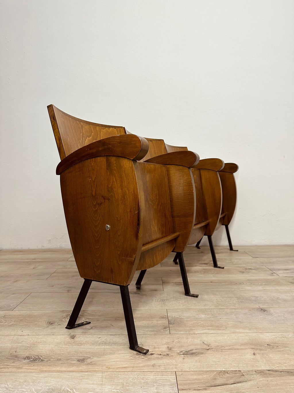 Sedie da cinema da 3 posti, anni 70