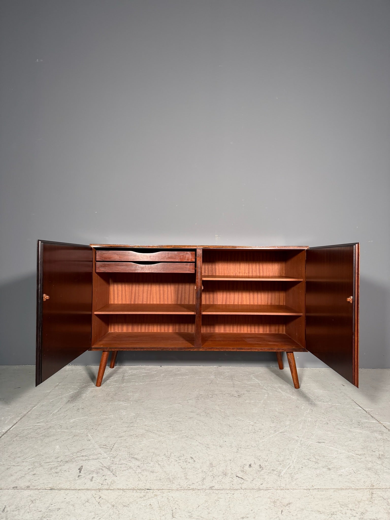 Sideboard in palissandro di Omann Jun