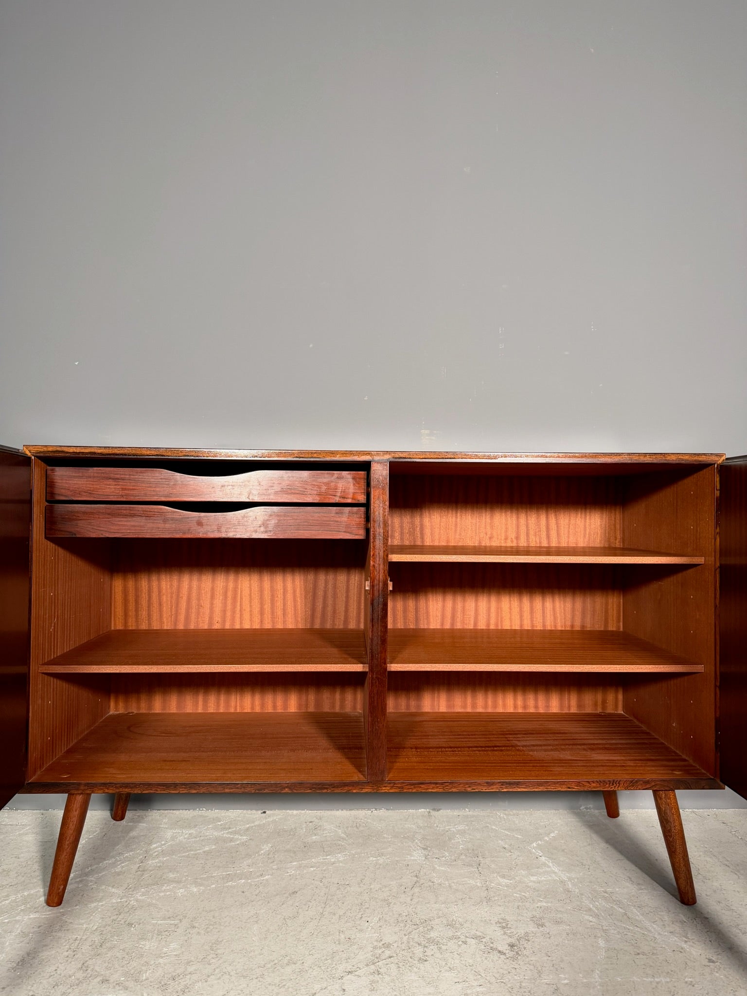 Sideboard in palissandro di Omann Jun