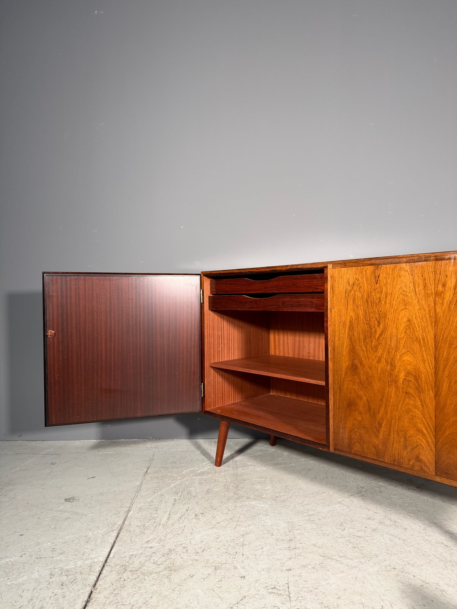 Sideboard in palissandro di Omann Jun