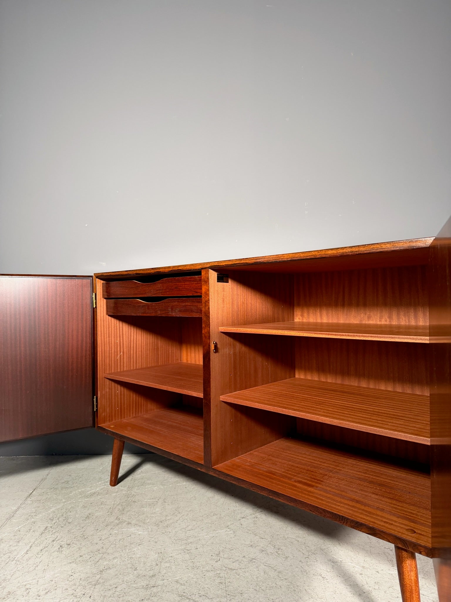 Sideboard in palissandro di Omann Jun