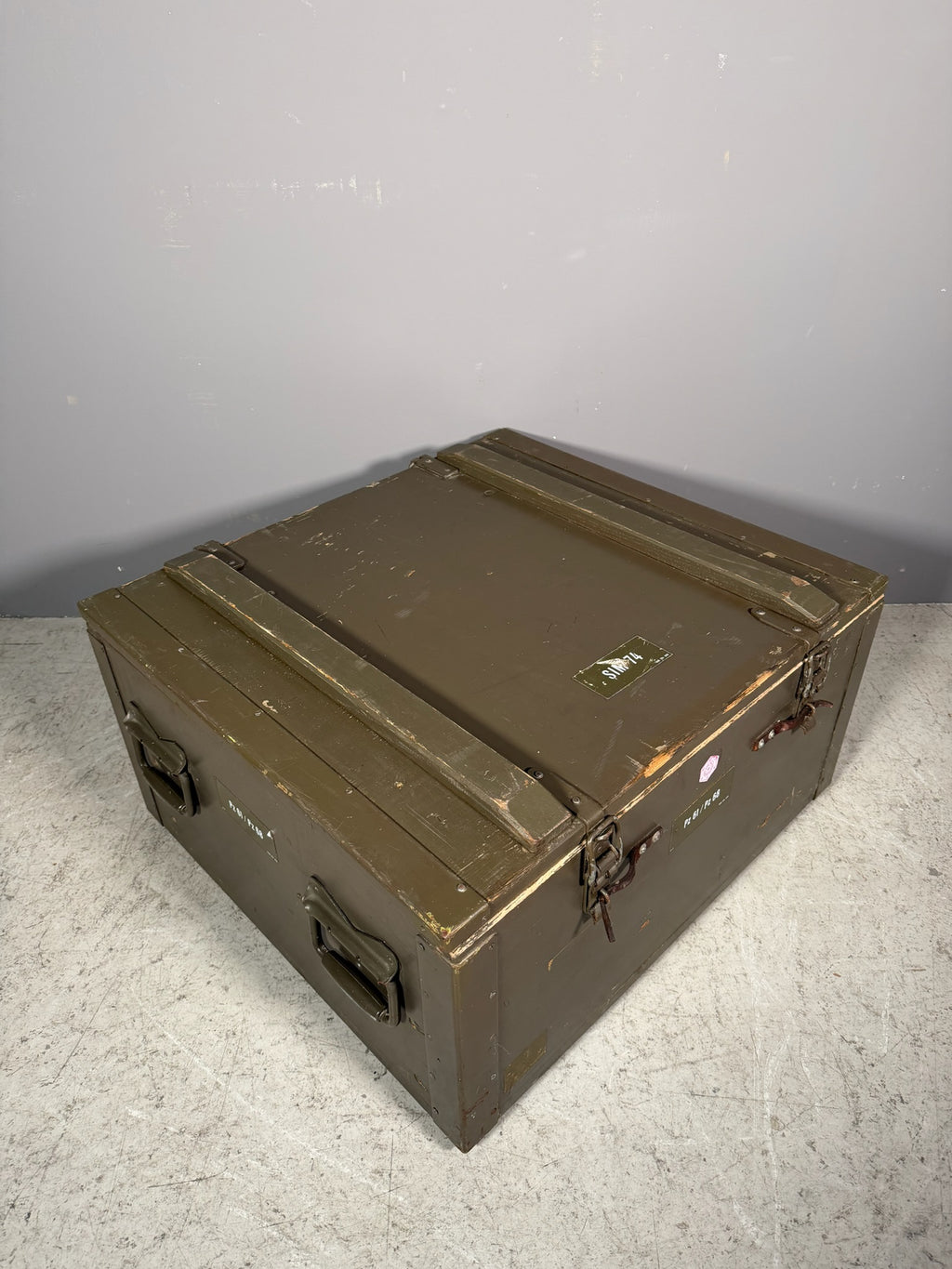Cassa militare in legno