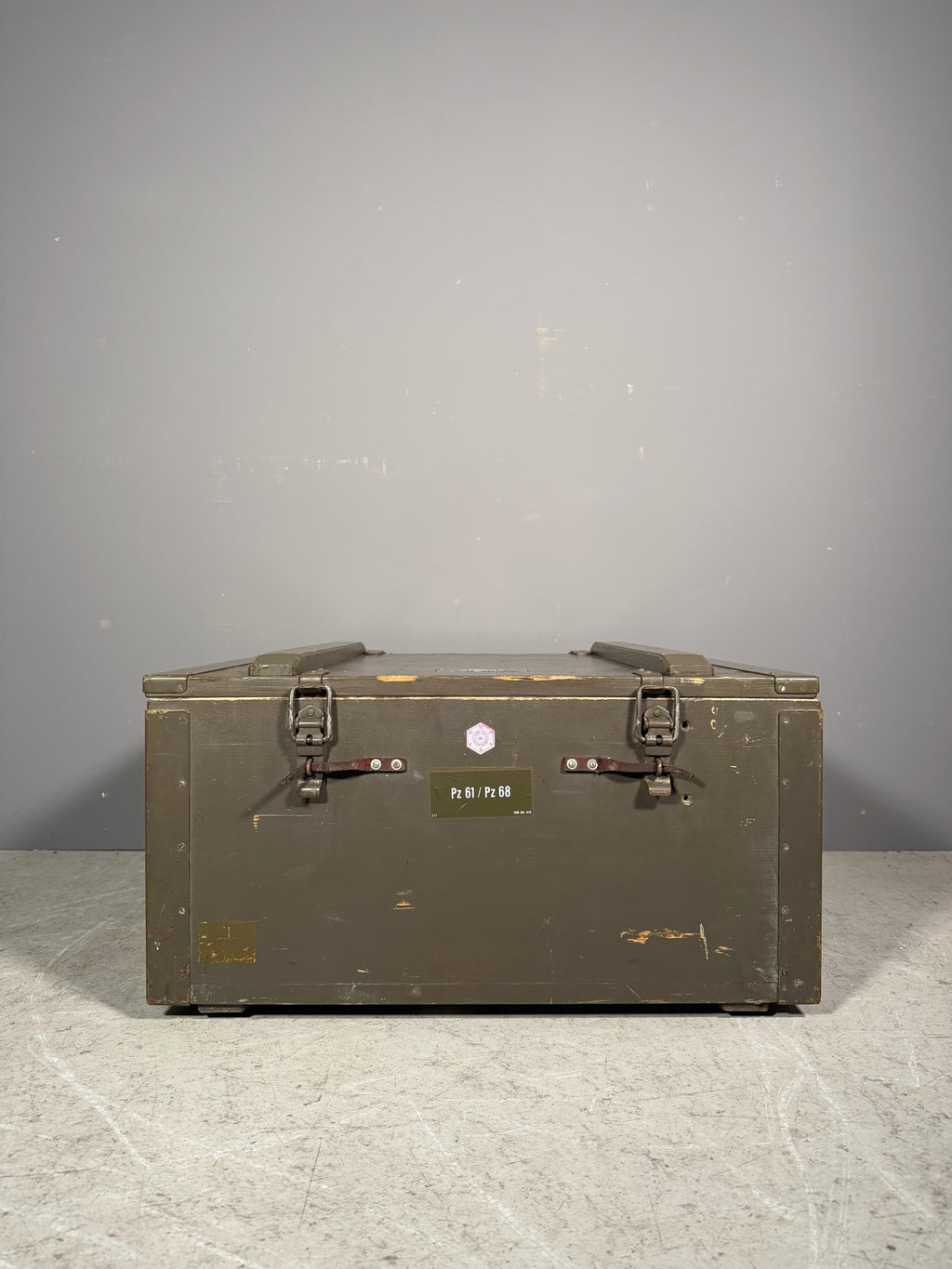Cassa militare in legno