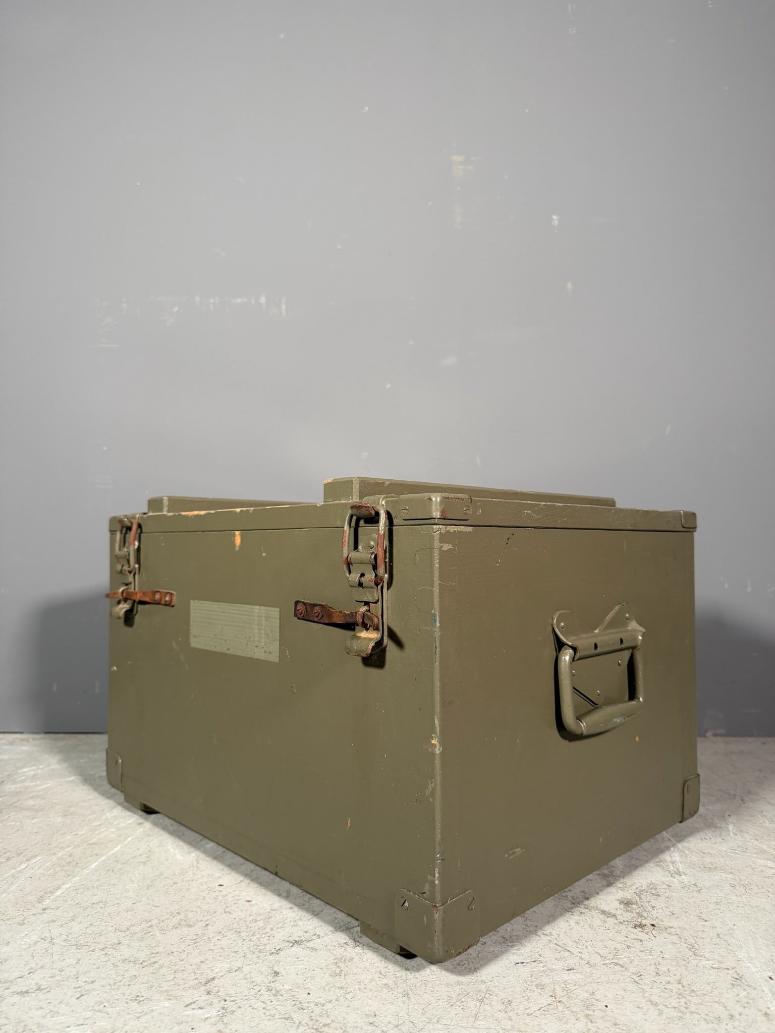 Cassa militare in legno