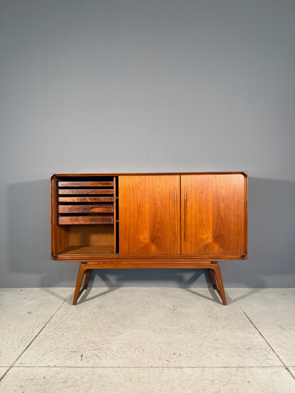 Highboard danese in teak