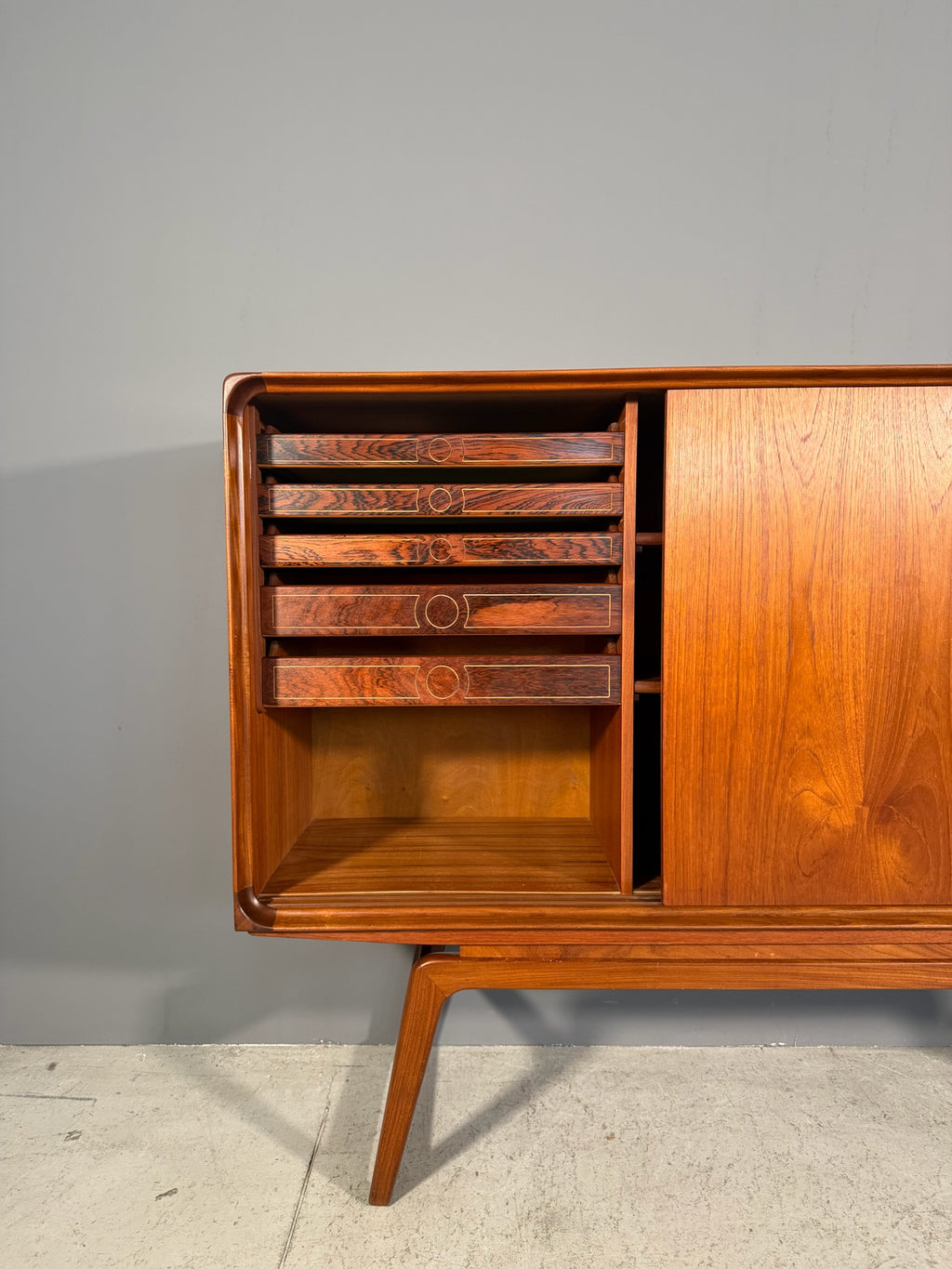 Highboard danese in teak