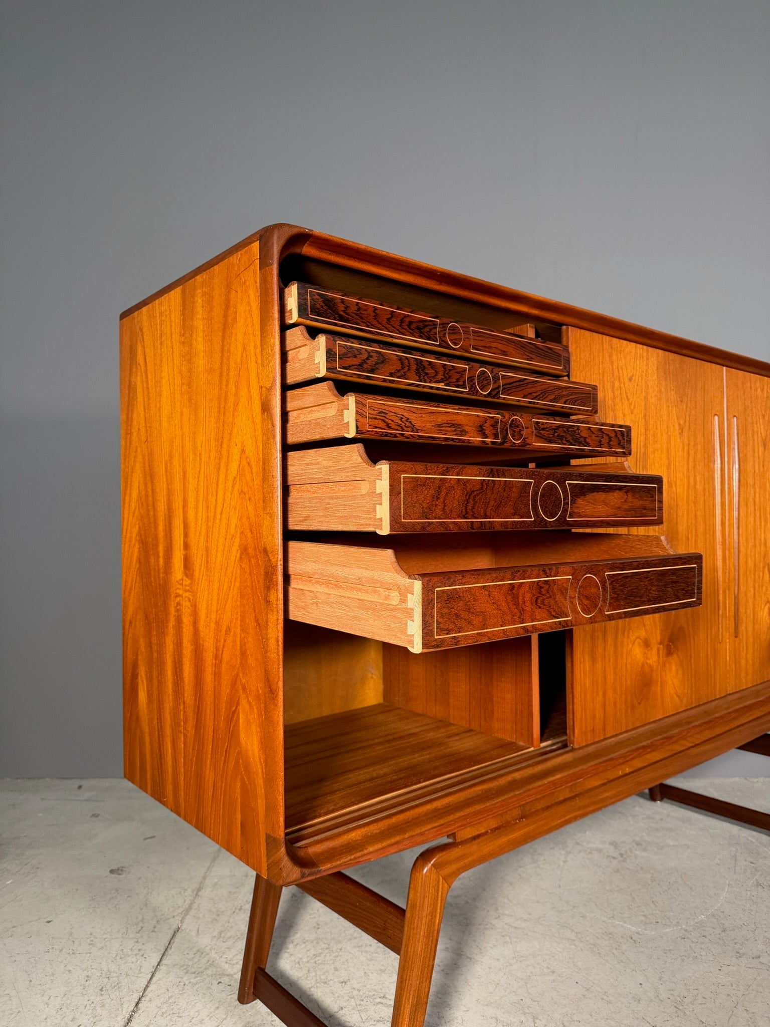 Highboard danese in teak