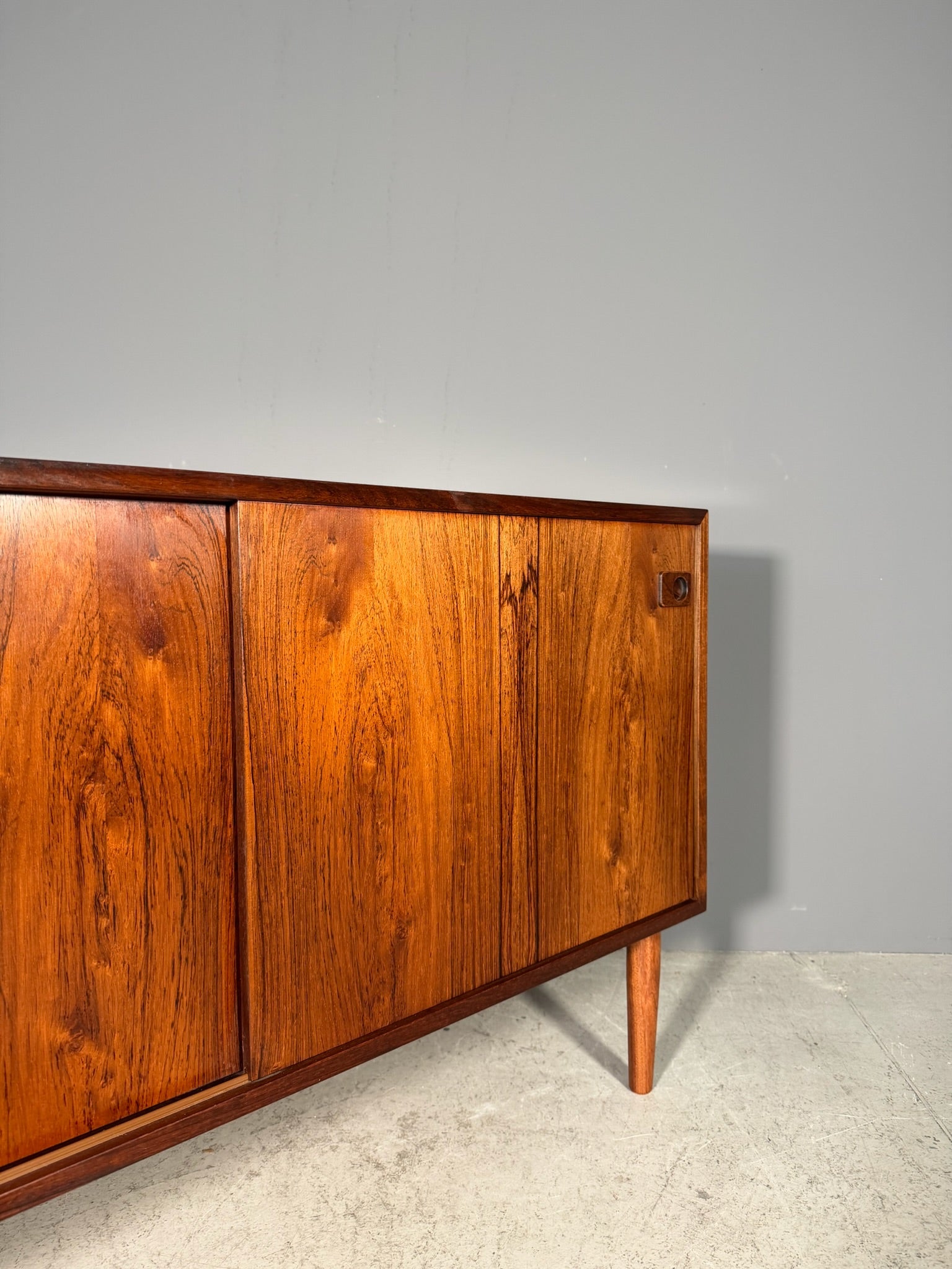 Sideboard danese in palissandro