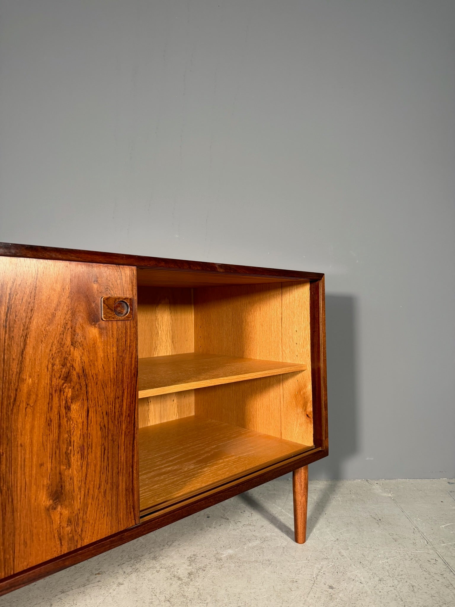 Sideboard danese in palissandro