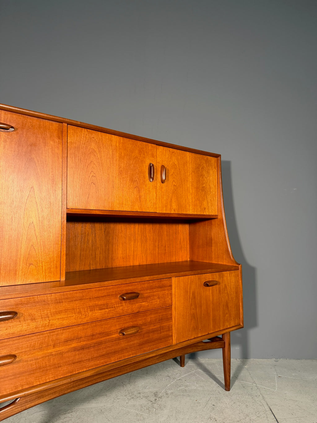 Credenza Anni 60 in teak