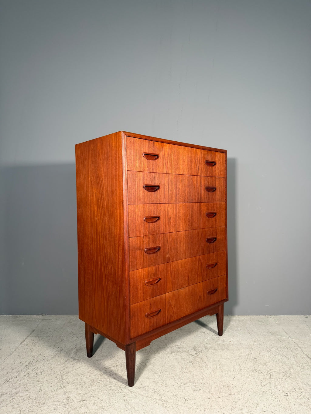 Cassettiera in teak Anni 70