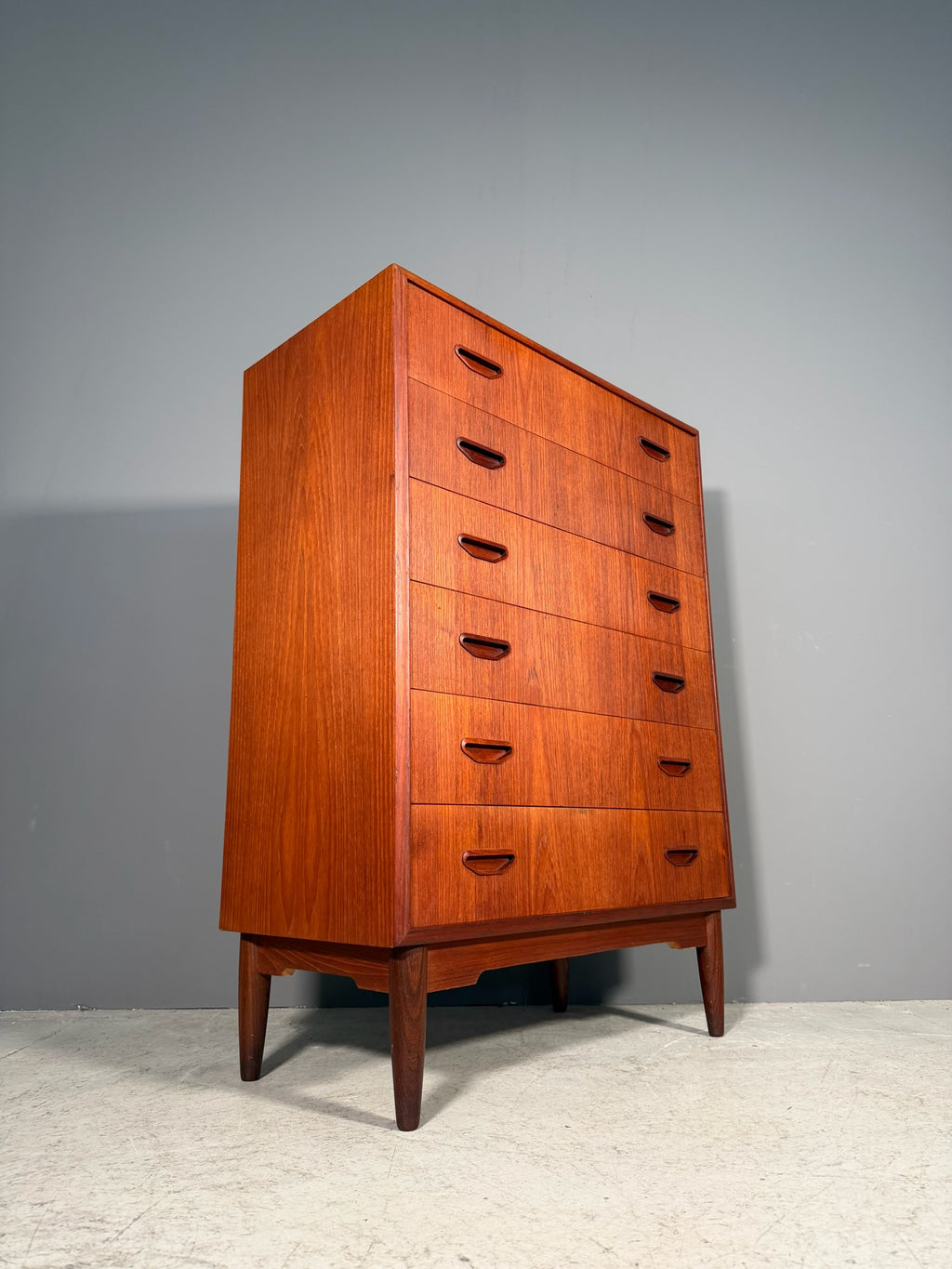Cassettiera in teak Anni 70