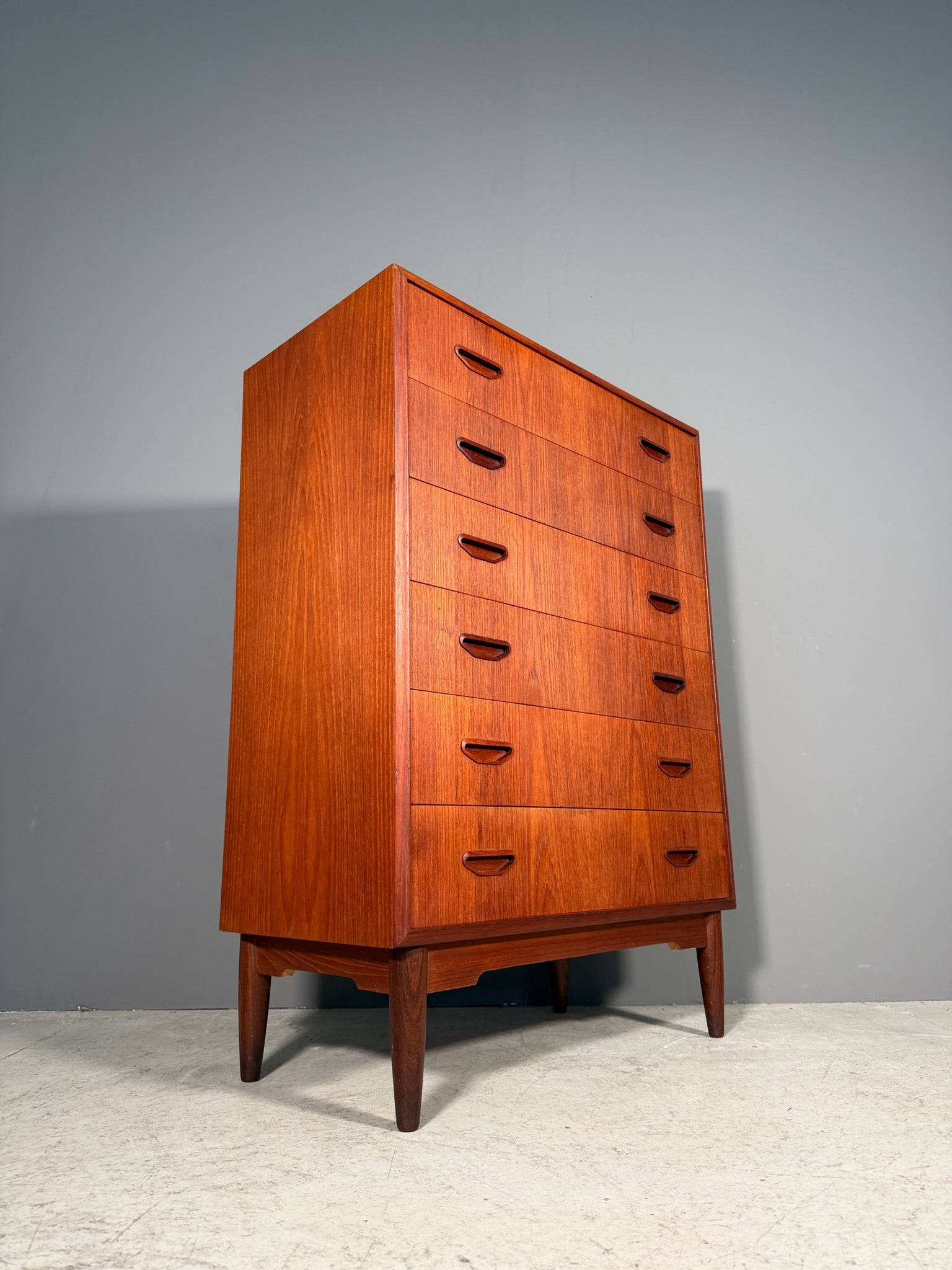 Cassettiera in teak Anni 70